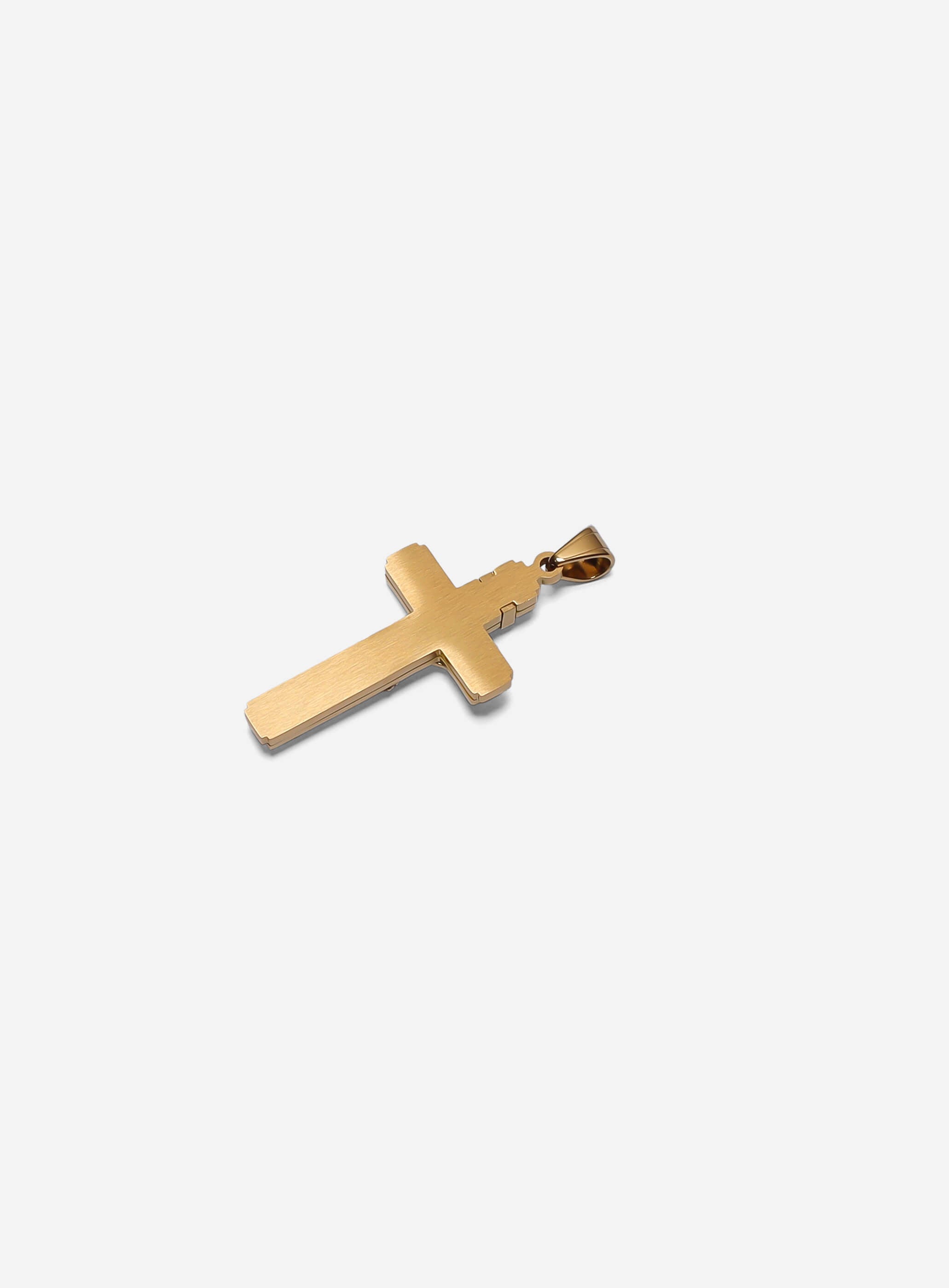 INRI Crucifix Pendant Gold-Tone