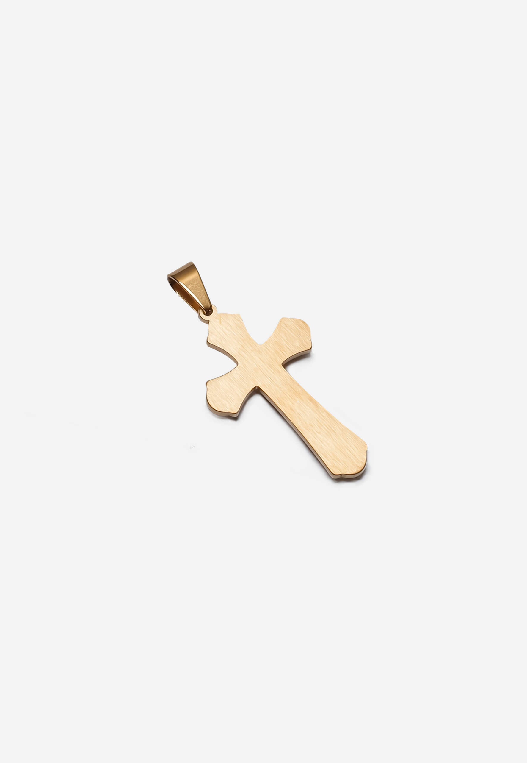 Diamante Center Cross Pendant Gold-Tone
