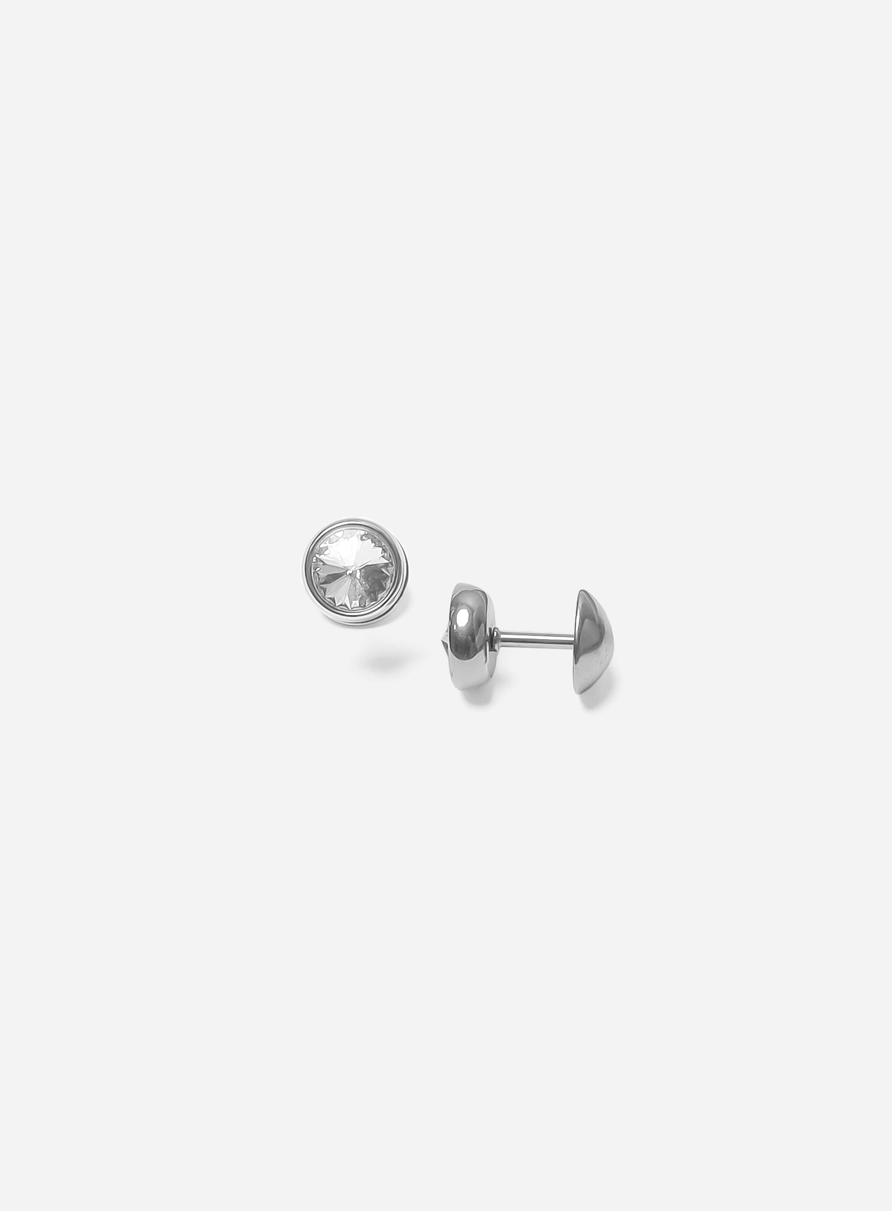 GD Holographic Center Dumbbell Earrings - Unique Statement Jewelry for Trendy Style