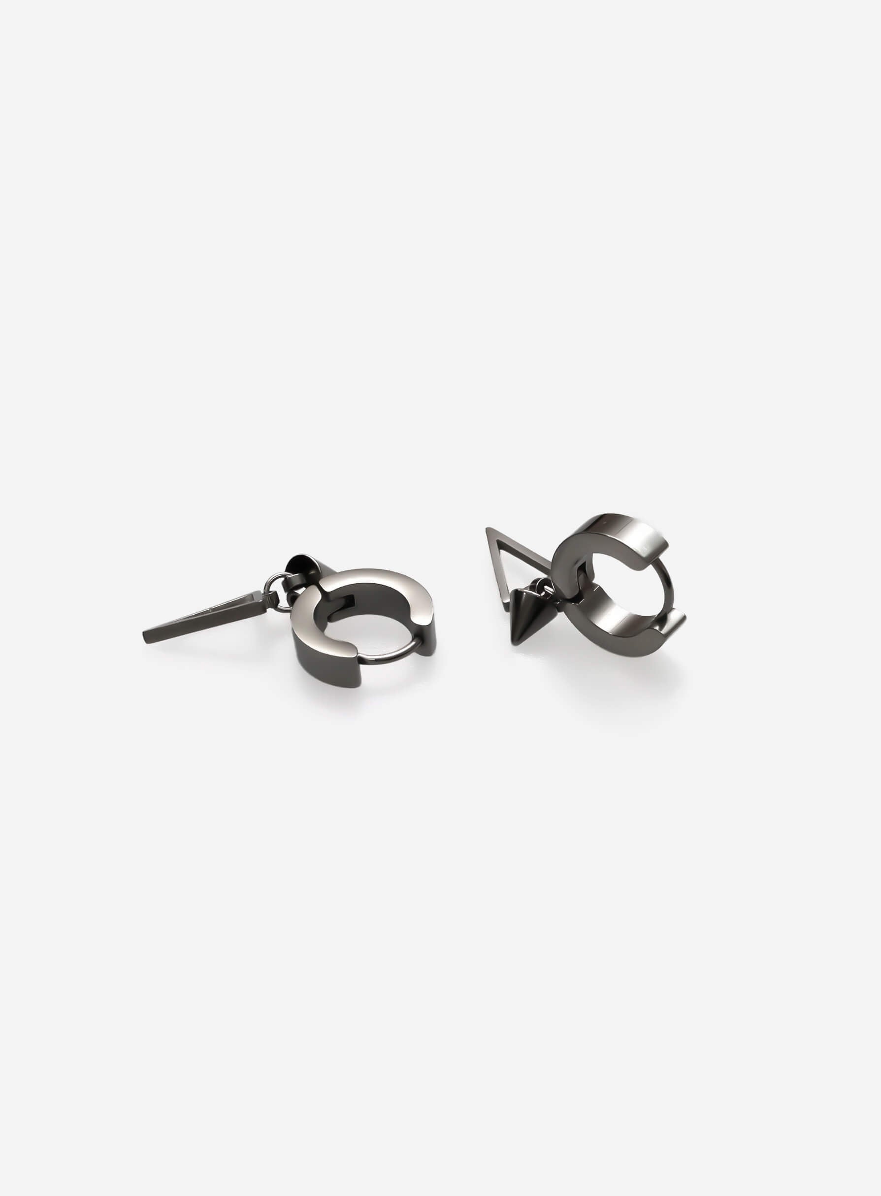 GD Punk Triangle Dangle Drop Earrings