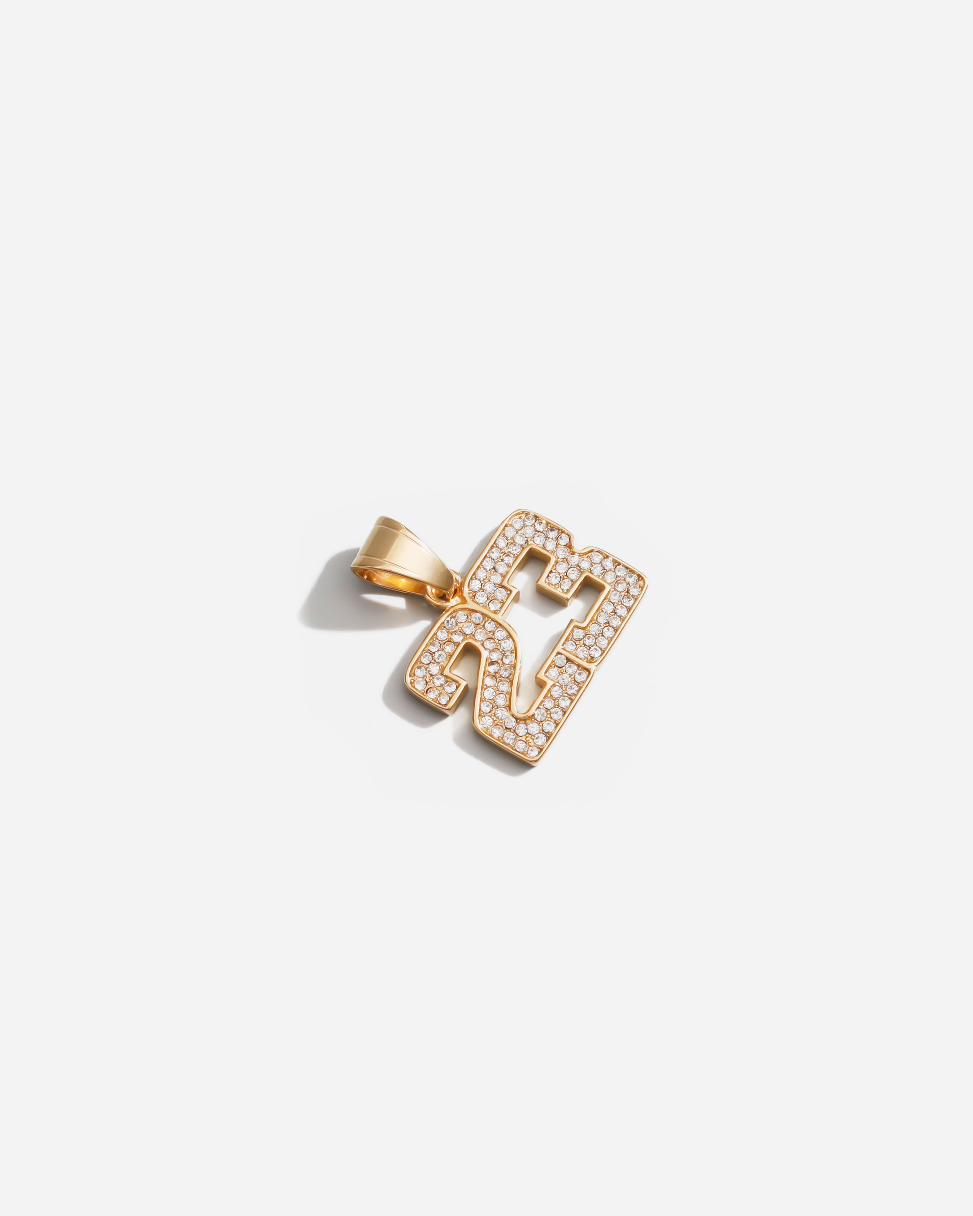 Number 23 Michael Jordan Iced Out Pendant Gold Plated