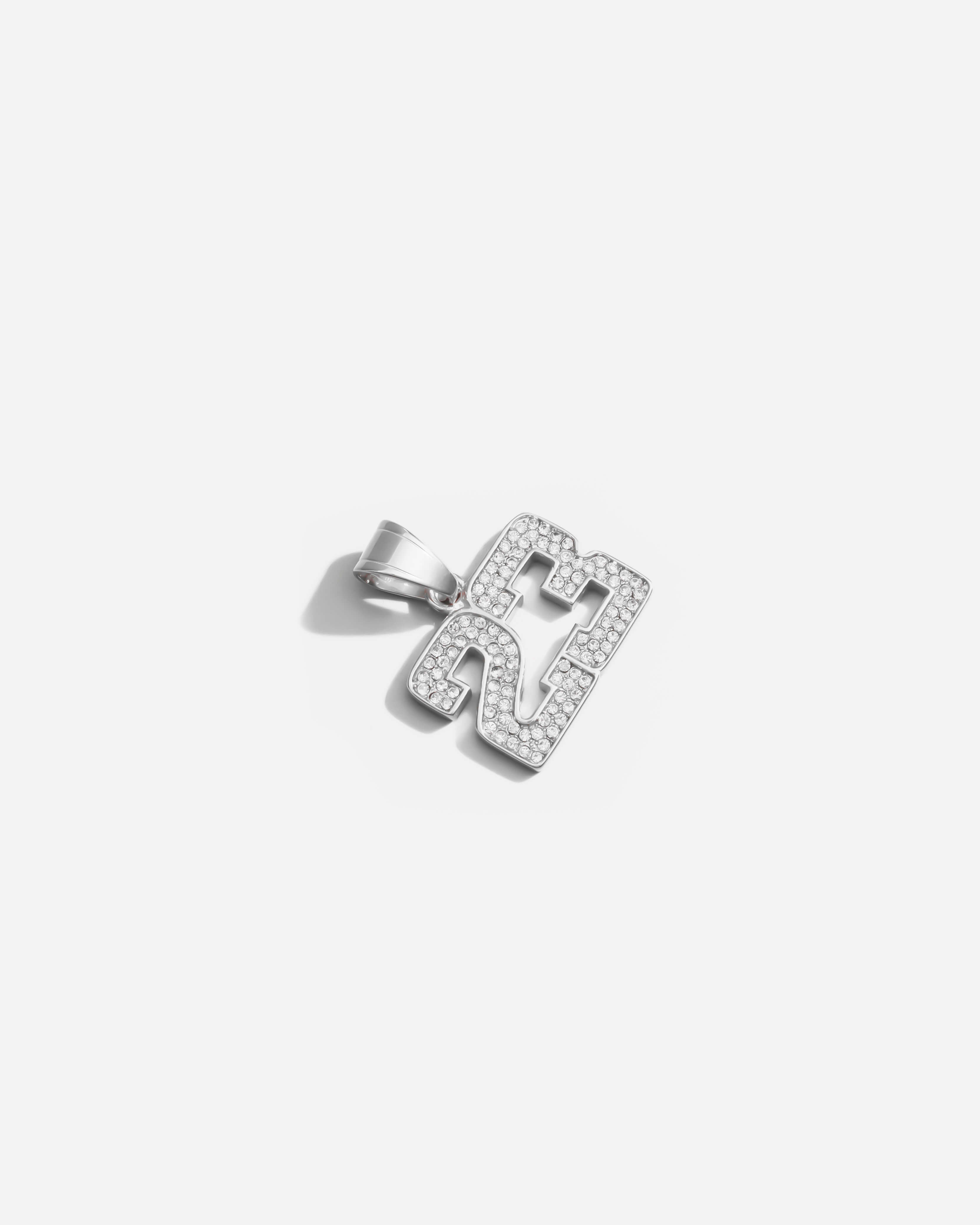 Number 23 Michael Jordan Iced Out Pendant Silver Plated