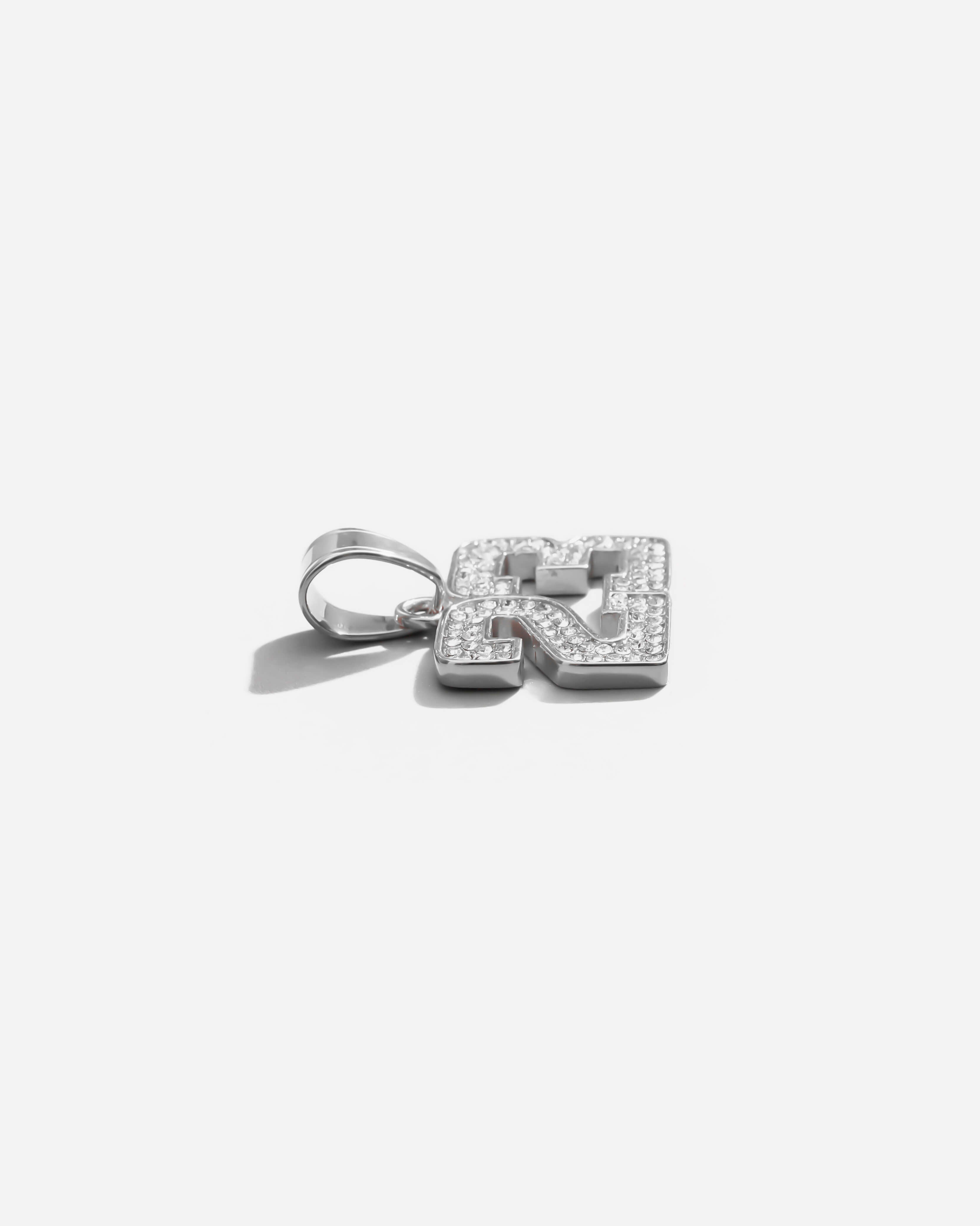 Number 23 Michael Jordan Iced Out Pendant Silver Plated
