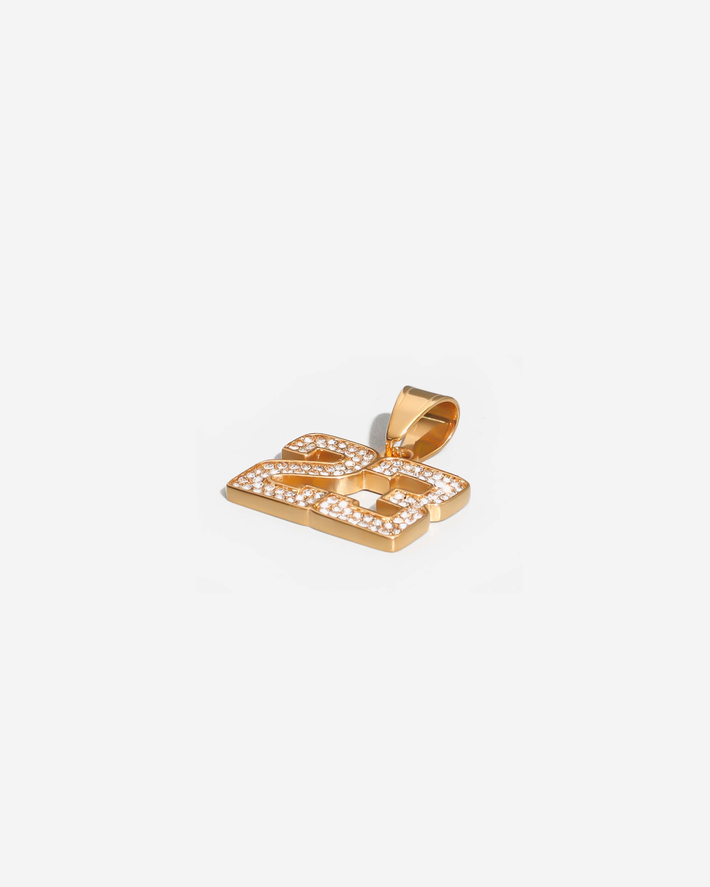 Number 23 Michael Jordan Iced Out Pendant Gold Plated