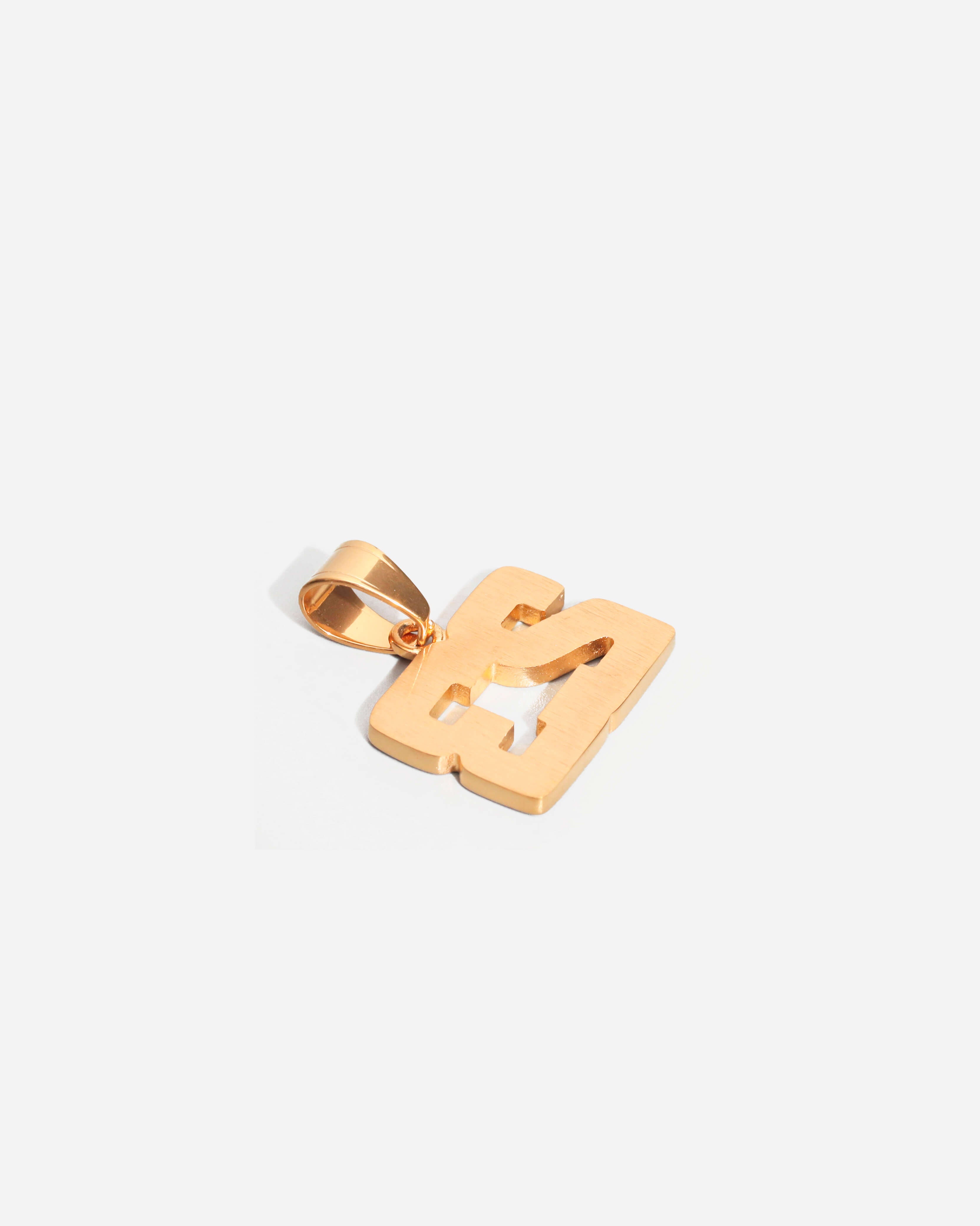 Number 23 Michael Jordan Iced Out Pendant Gold Plated