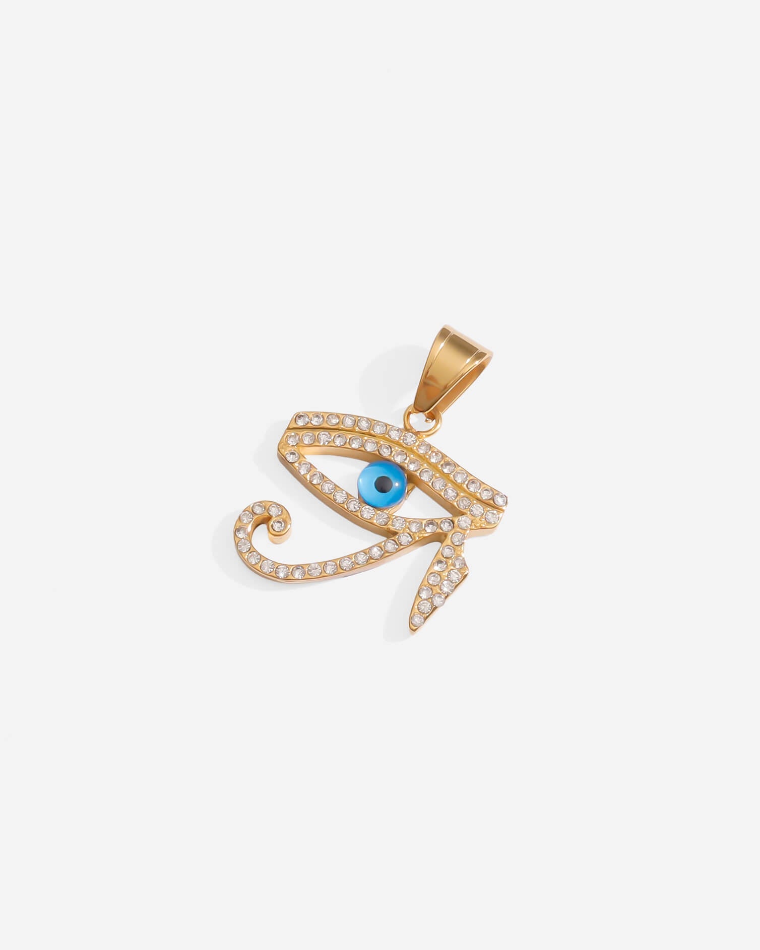 GD Eye of Horus Cubic Zirconia Pendant Gold Plated