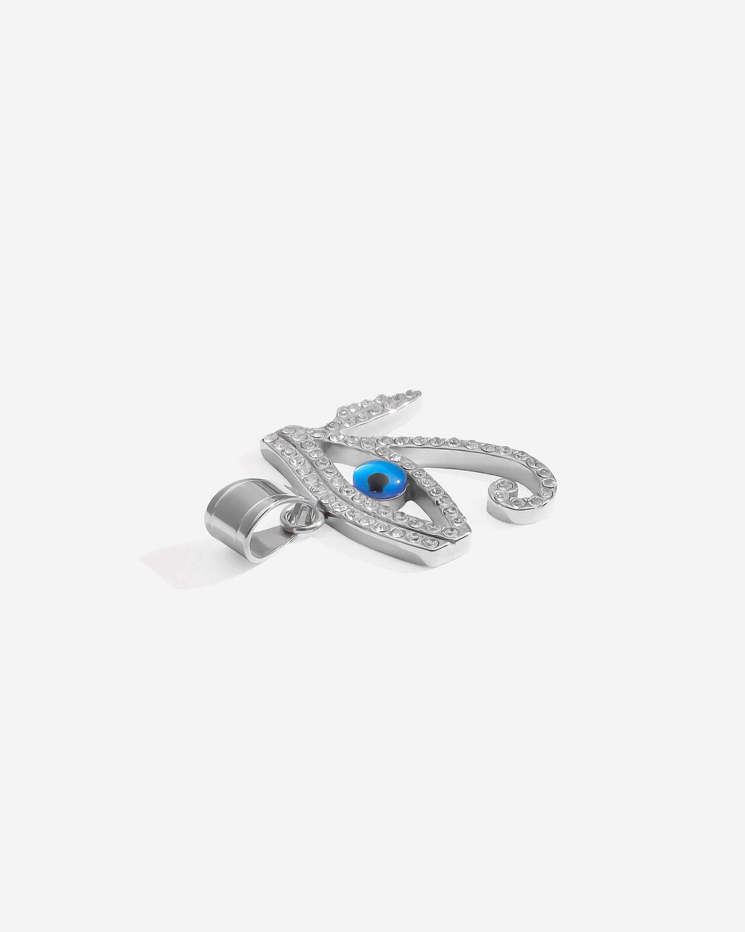 Eye of Horus Zirconia Pendant Silver Plated