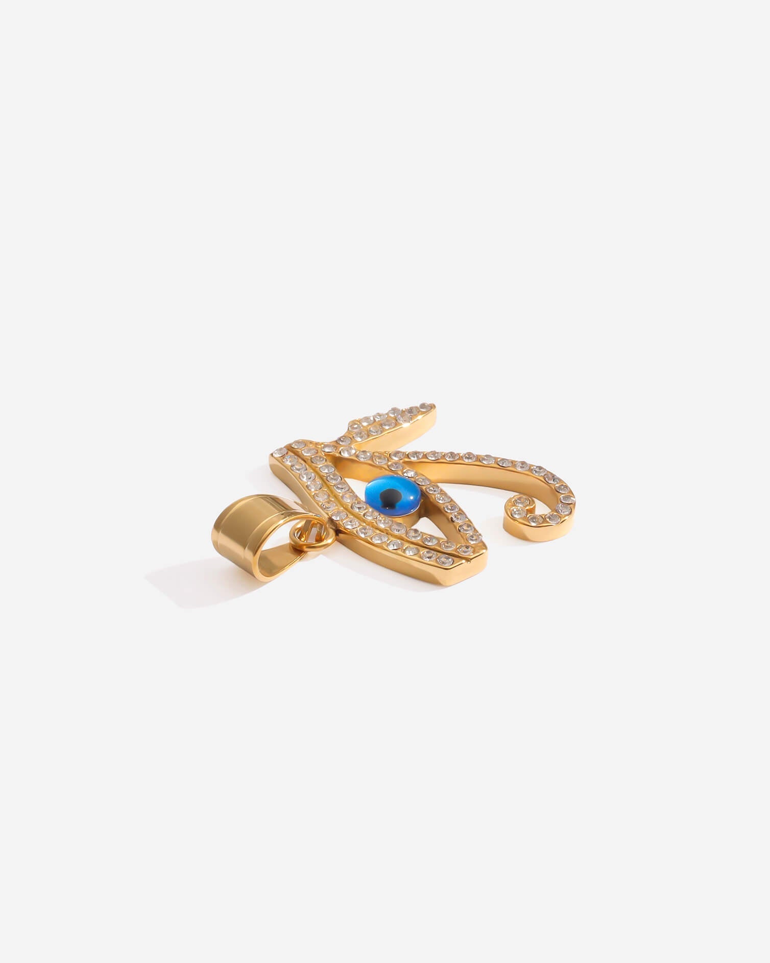 GD Eye of Horus Cubic Zirconia Pendant Gold Plated