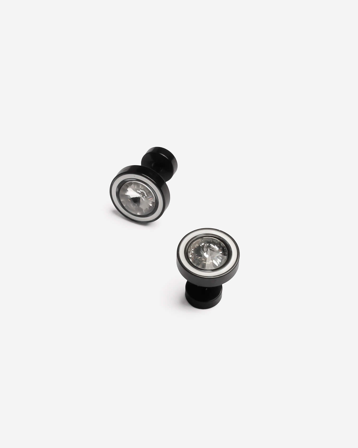 Round Stud Midnight Earring 10mm