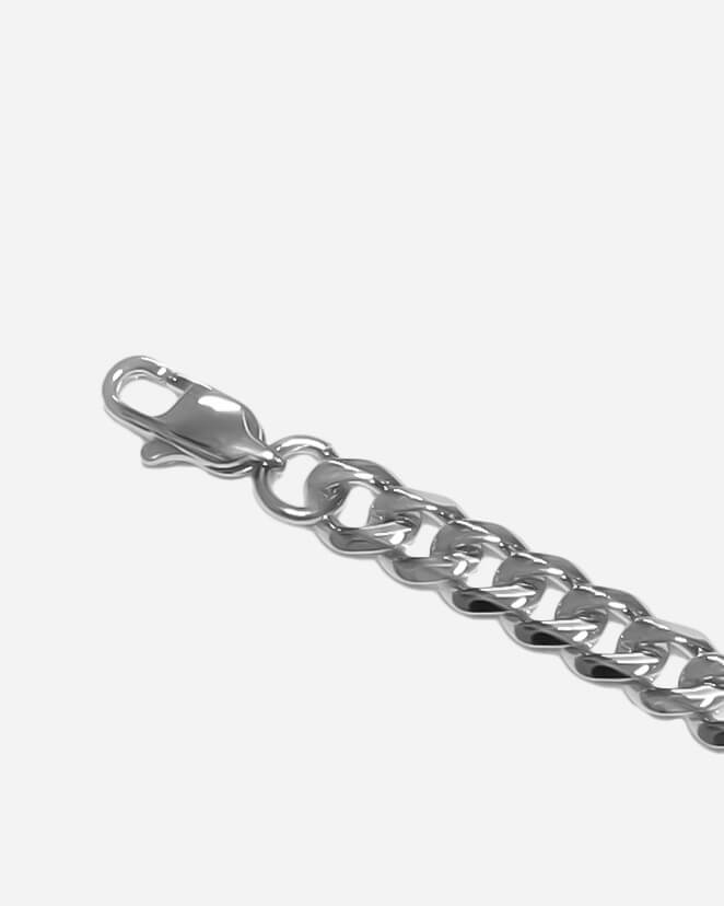GD Cuban Stainless Steel Bracelet 7mmx6.5inch