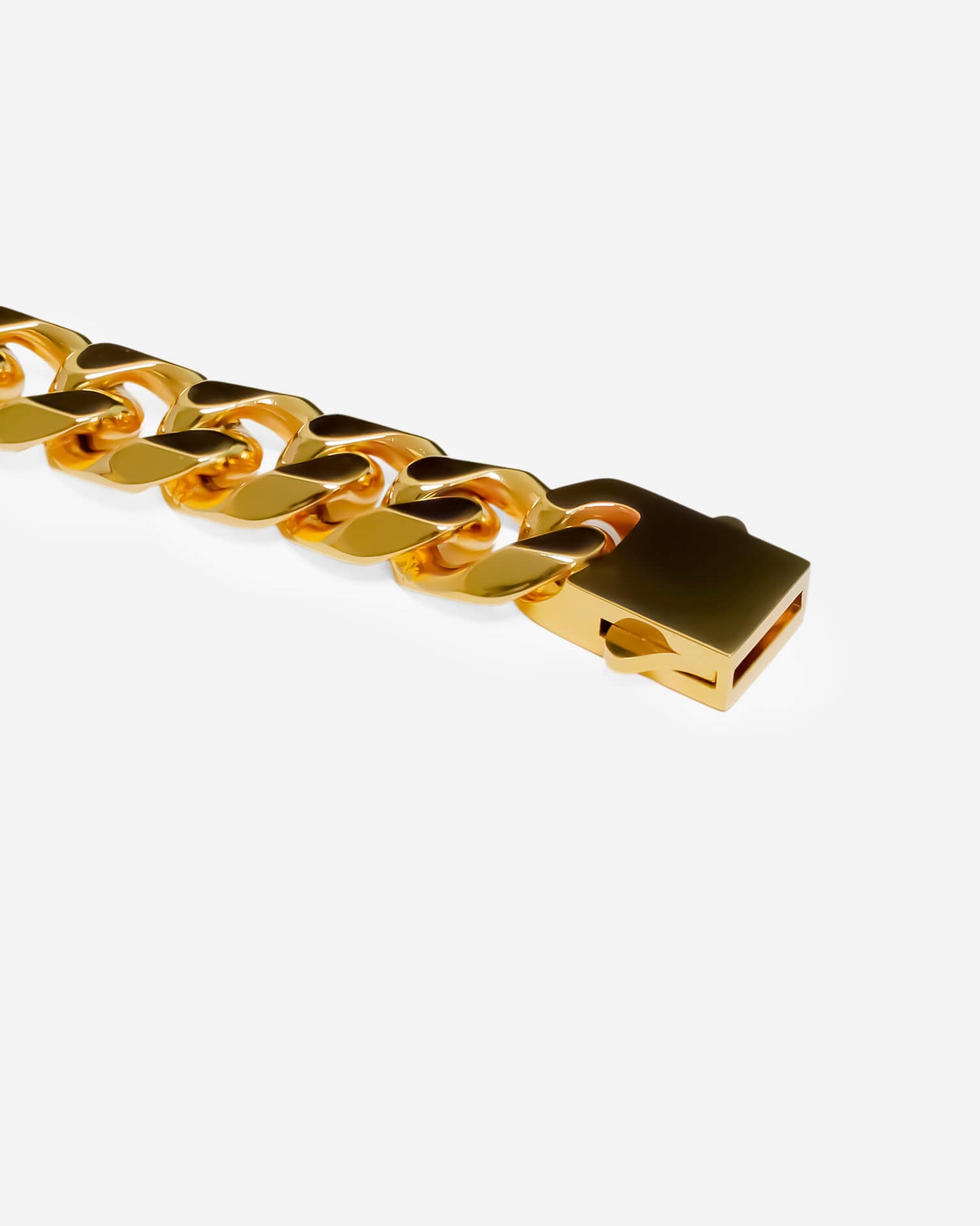 GD Cuban Bracelet 9mm x 7 Inch 22k Gold Plated