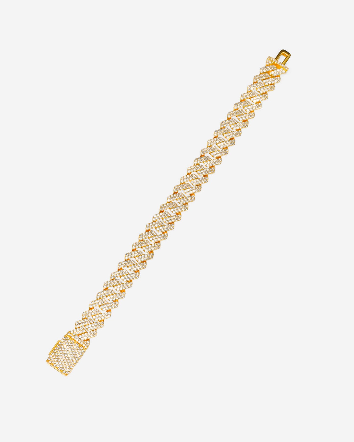 GD Ice Cubic Zirconia Bracelet 18k Gold Plated