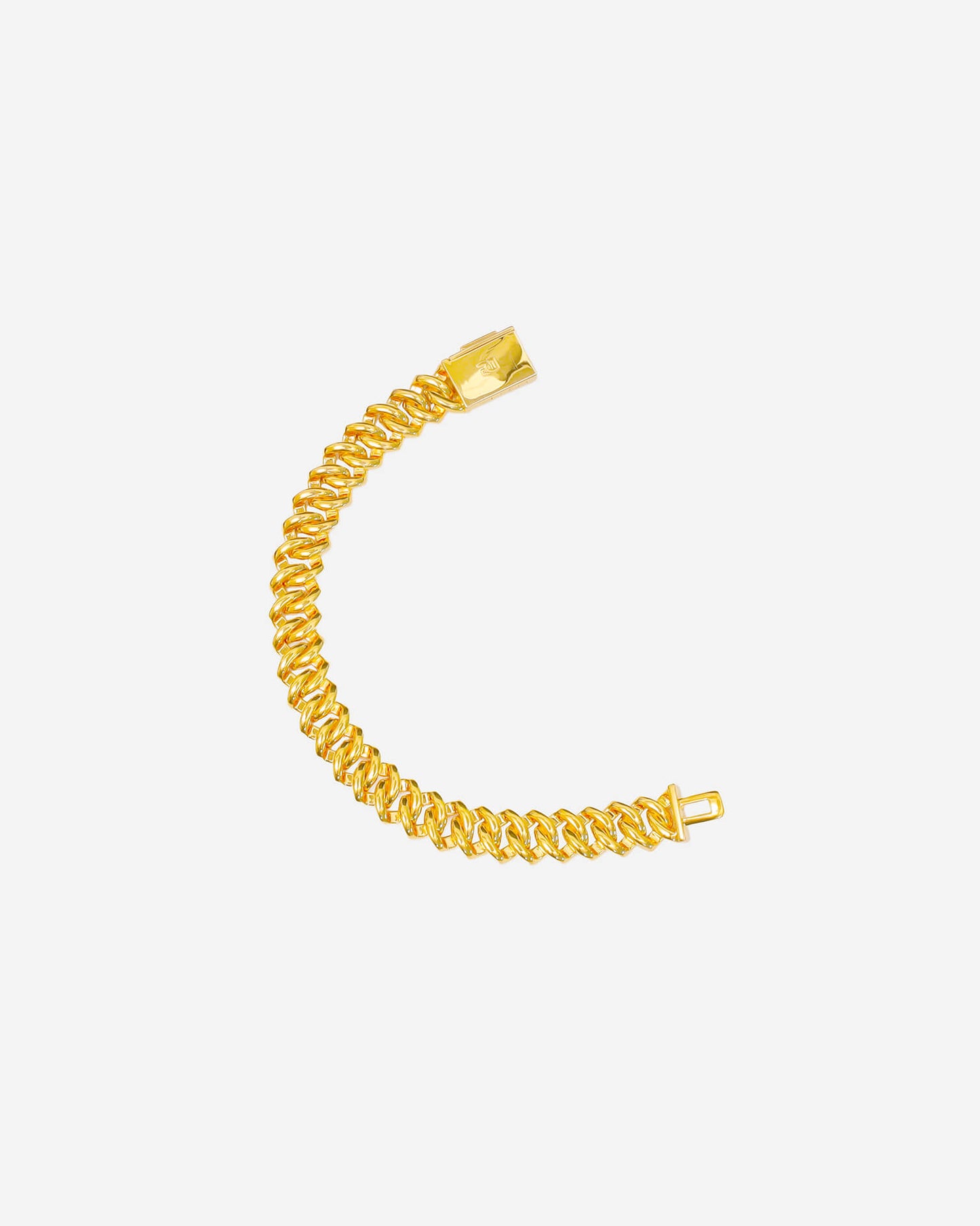 GD Ice Cubic Zirconia Bracelet 18k Gold Plated