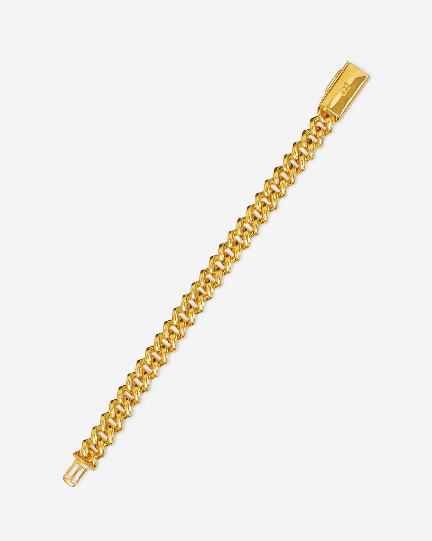 GD Ice Cubic Zirconia Bracelet 10mm 18k Gold Plated