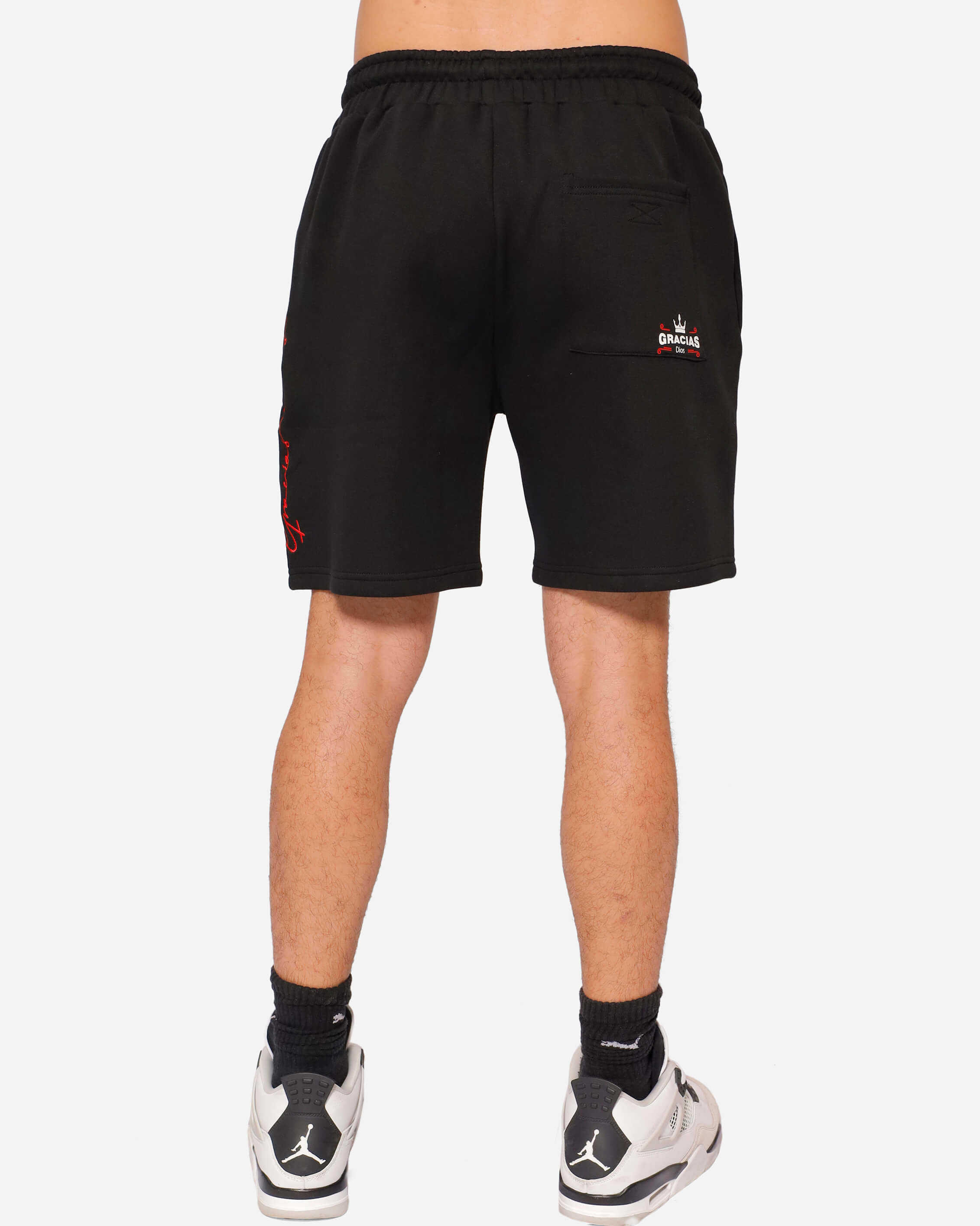 Kings Floral Shorts Black
