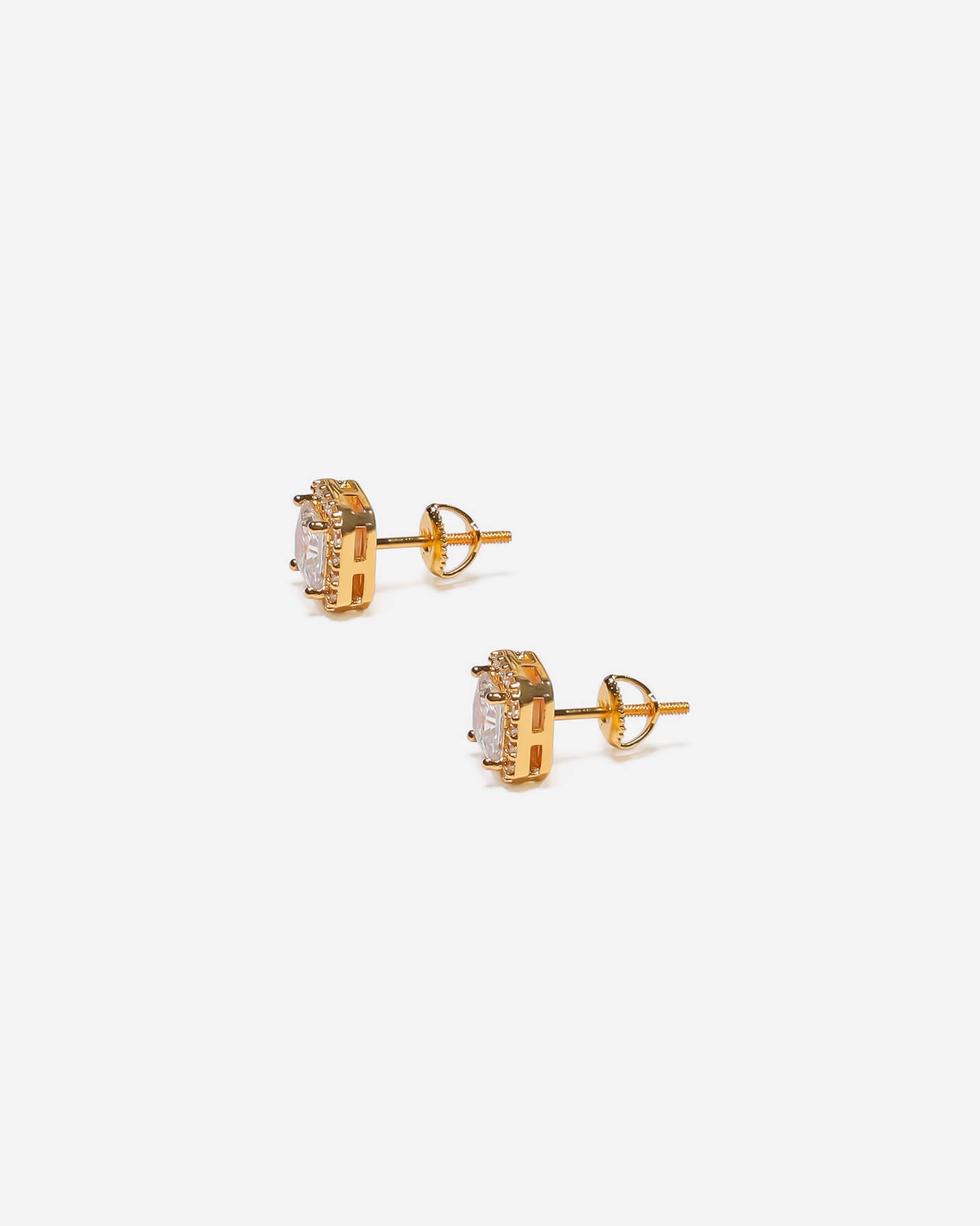 Radiant Stud Earrings | 22K Gold Brilliance