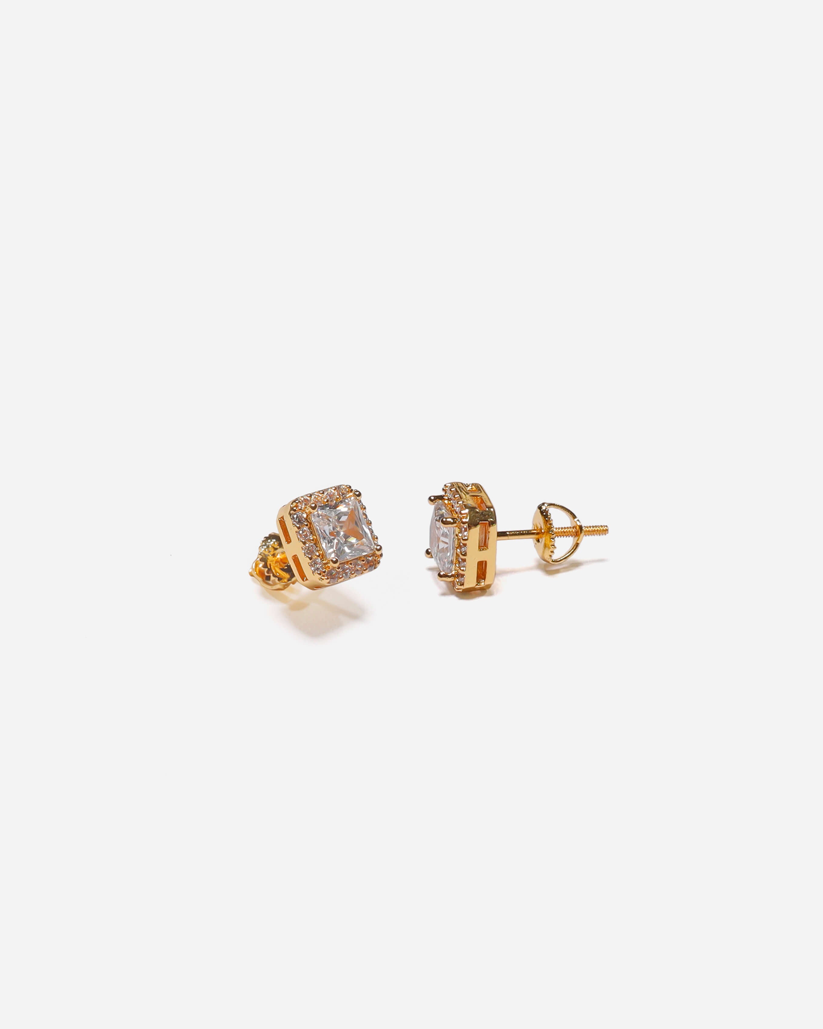 Radiant Stud Earrings | 22K Gold Brilliance