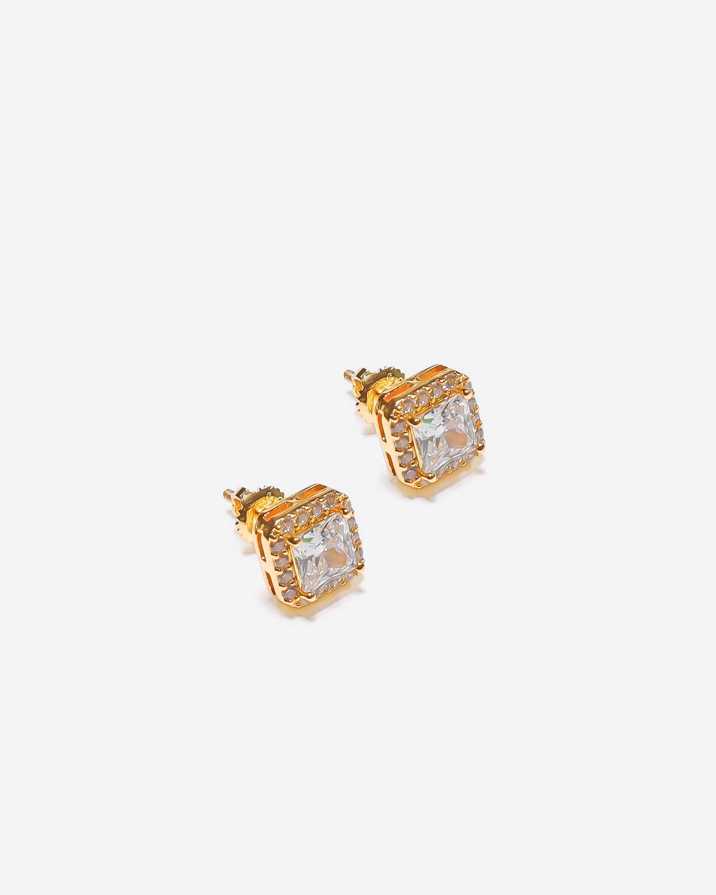 Radiant Stud Earrings | 22K Gold Brilliance