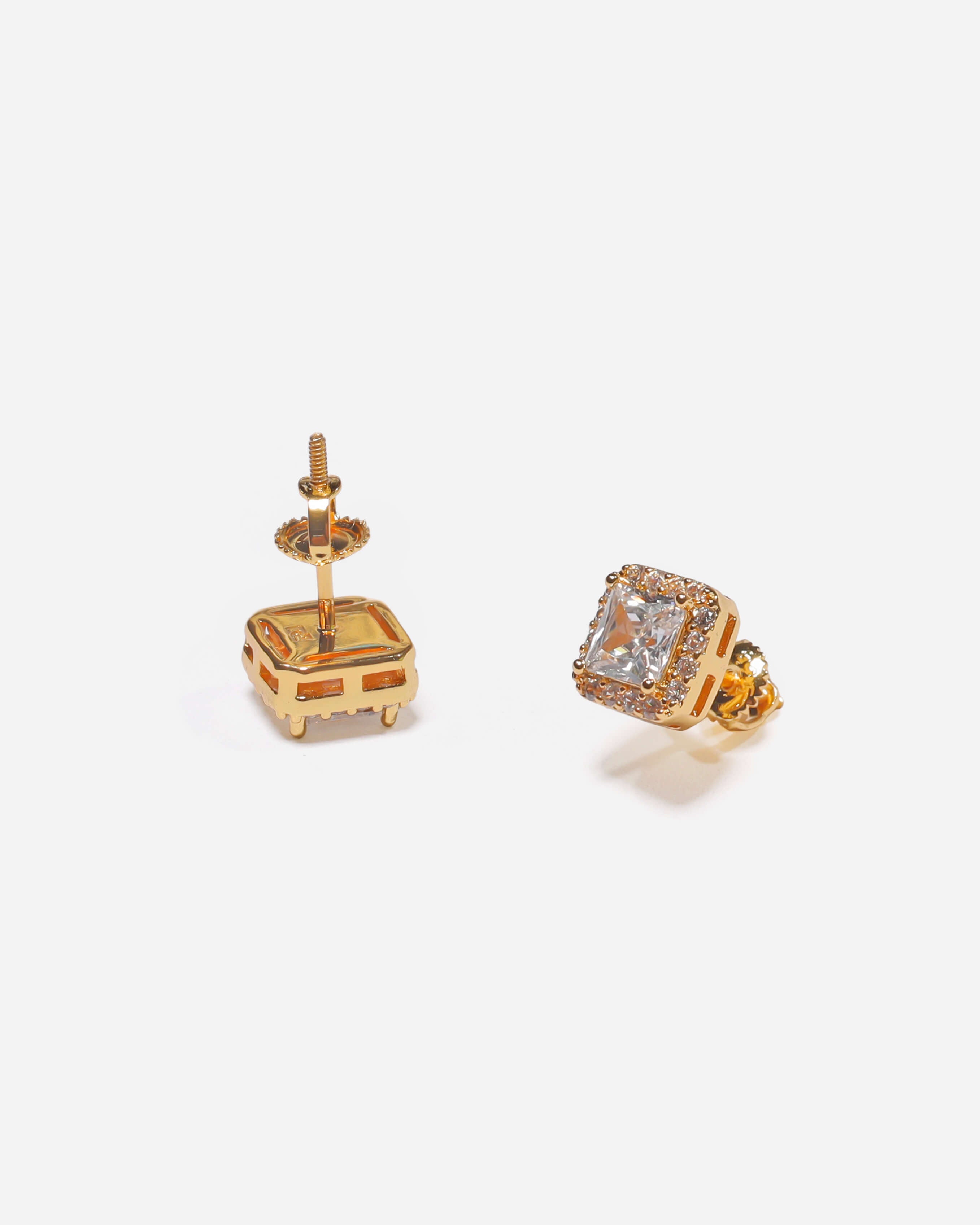 Radiant Stud Earrings | 22K Gold Brilliance