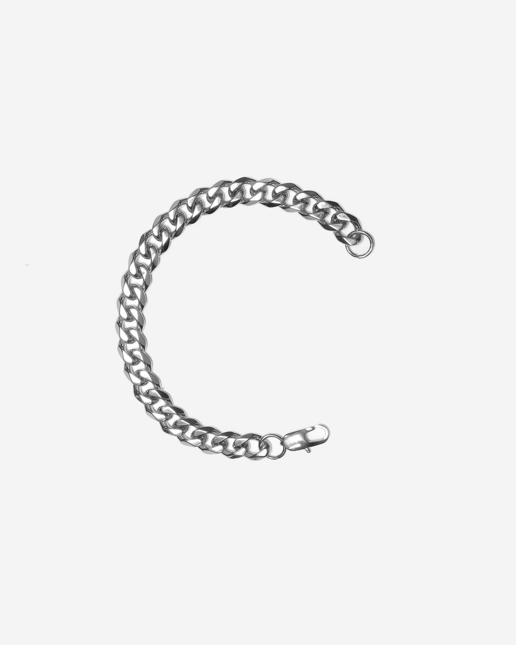 GD Cuban Stainless Steel Bracelet 7mmx6.5inch