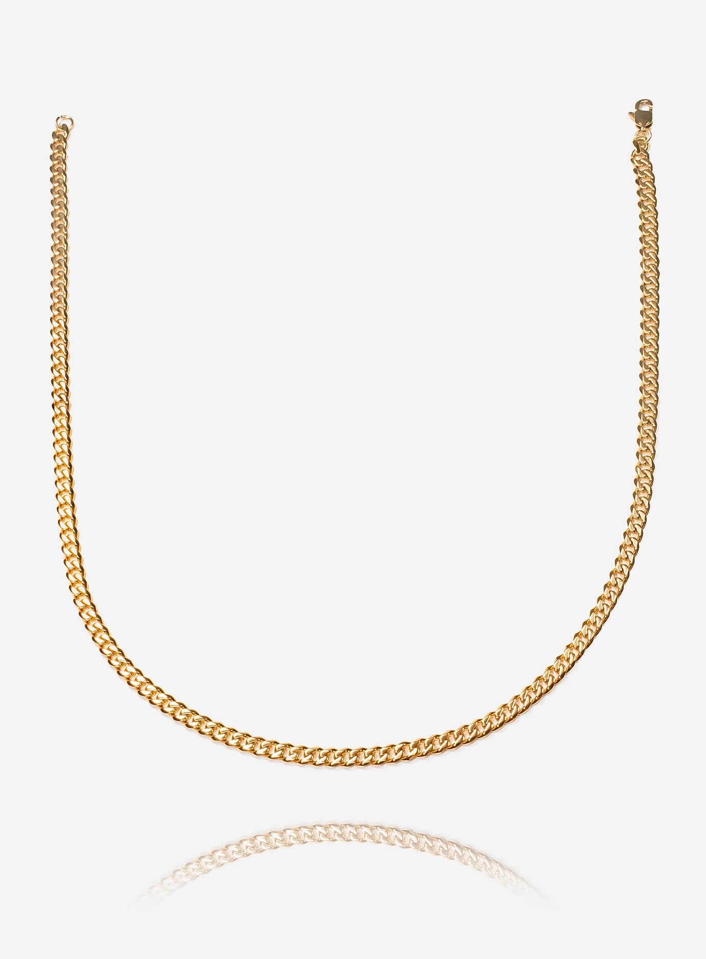 GD Gold Chain Stainless Steel  5.5mm x 55cm 18K Gold Plated