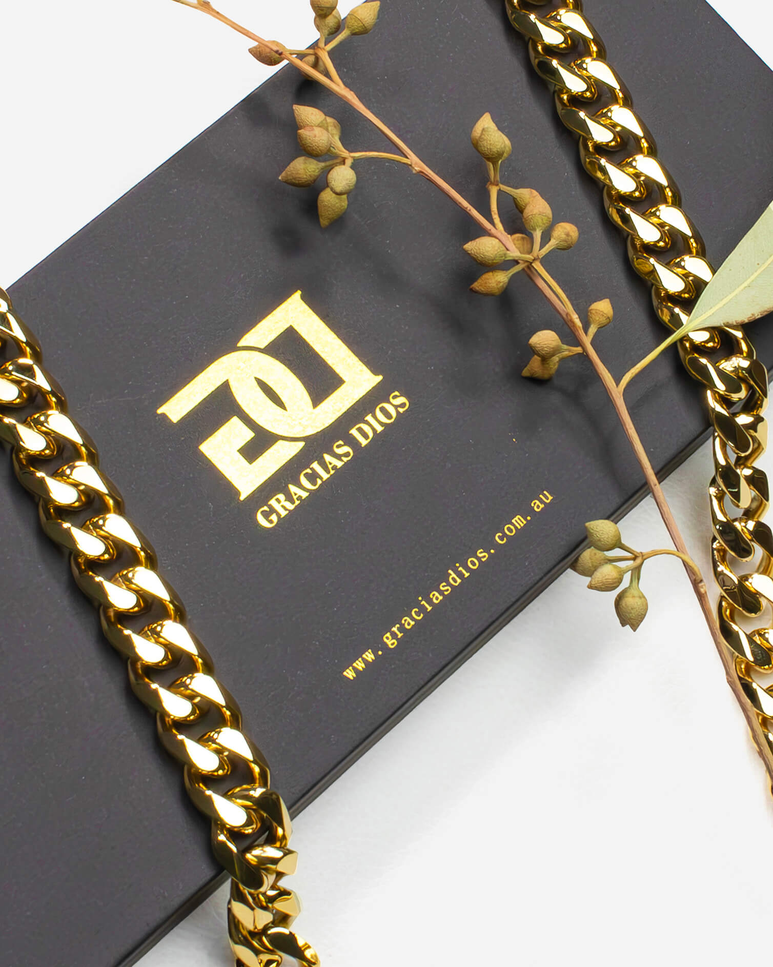 GD Cuban Chain 5.5 X 50 cm 22K Gold Vermeil
