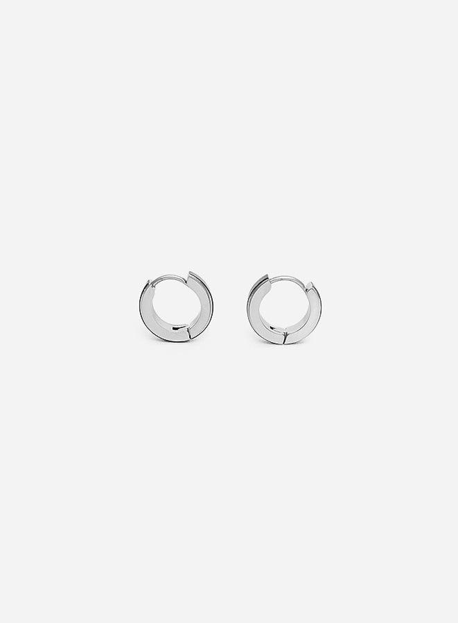 Gracias Dios Circle Hoop Hinged Earring - Challenger Streetwear