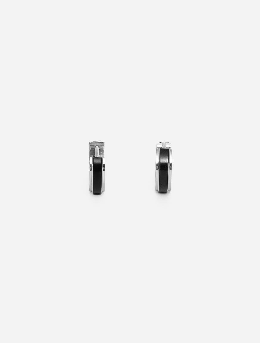 Gracias Dios Circle Hoop Hinged Earring - Challenger Streetwear