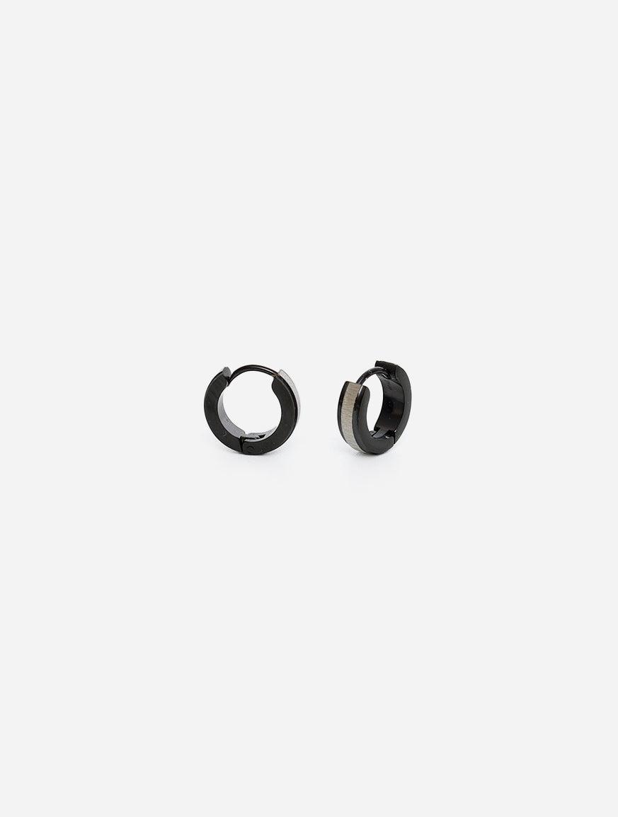 Gracias Dios Circle Hoop Hinged Earring - Challenger Streetwear