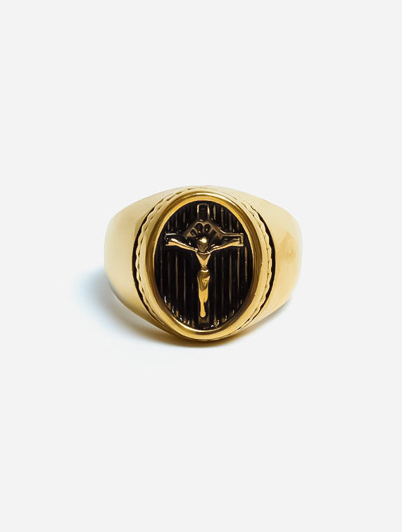 GD Crucifix Ring