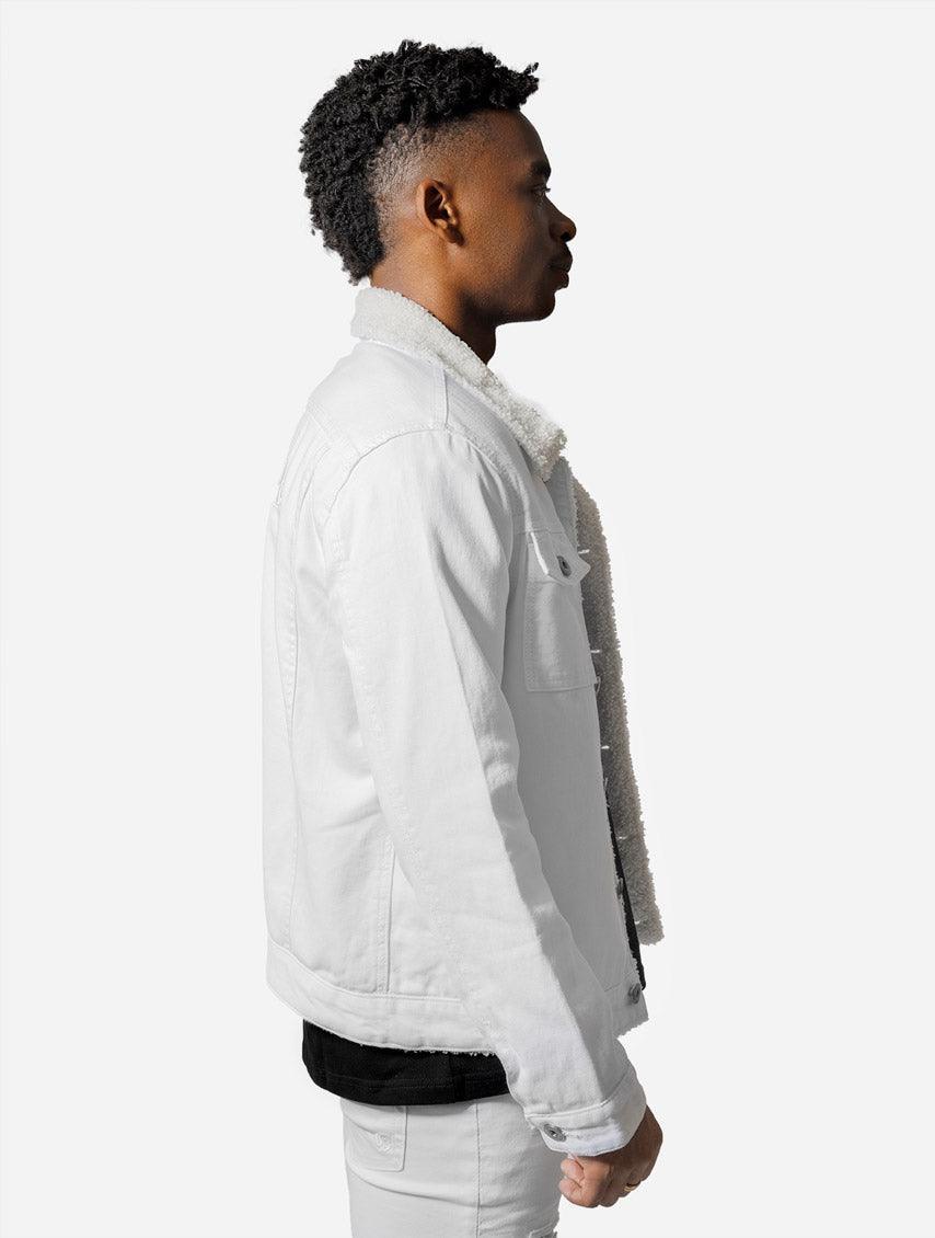 Gracias Dios GD Denim Sherpa Jacket - Challenger Streetwear