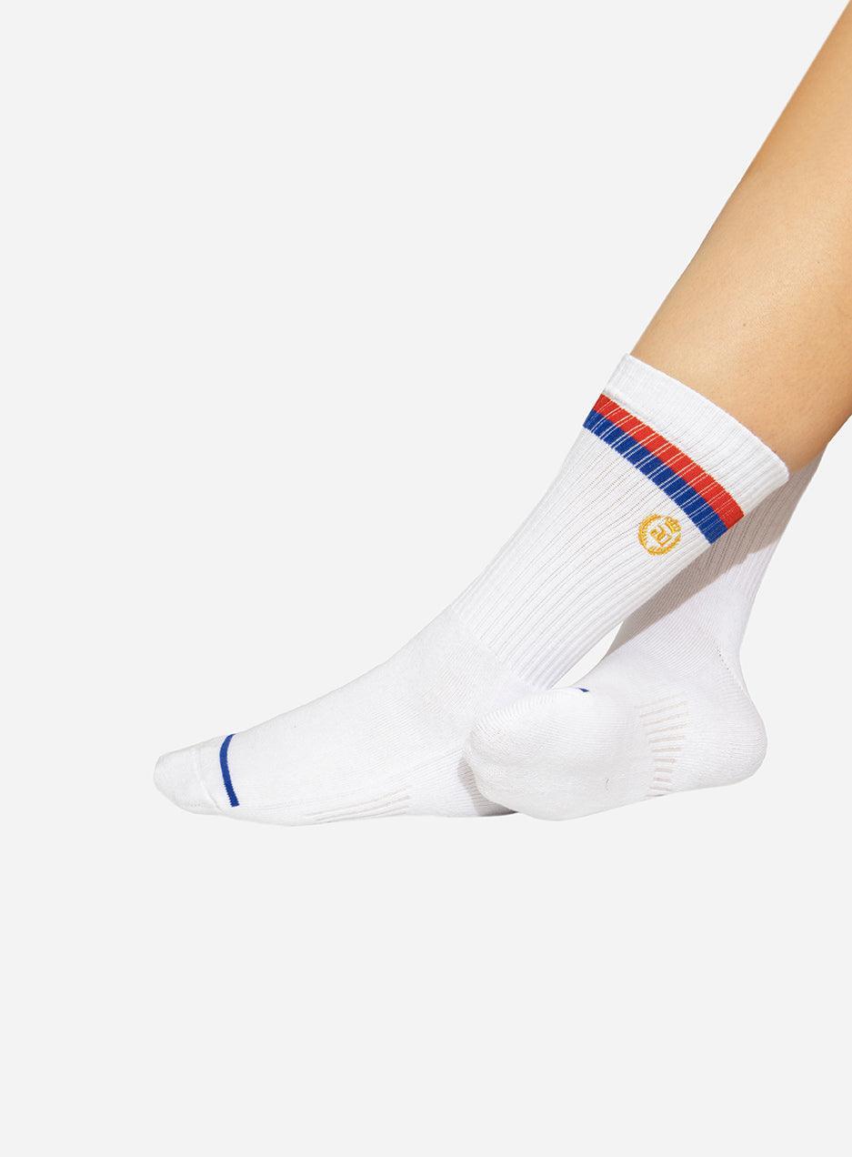 Gracias Dios GD White Crew Socks 3Pack - Challenger Streetwear