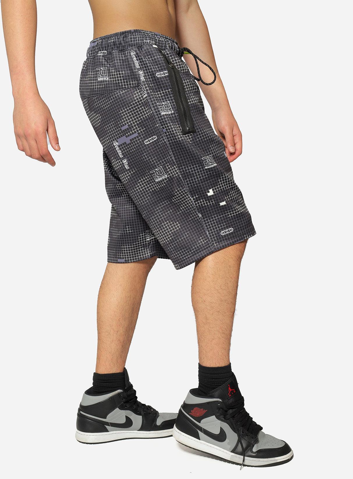 Gracias Dios Gracias Dios Geometric Map Short - Challenger Streetwear