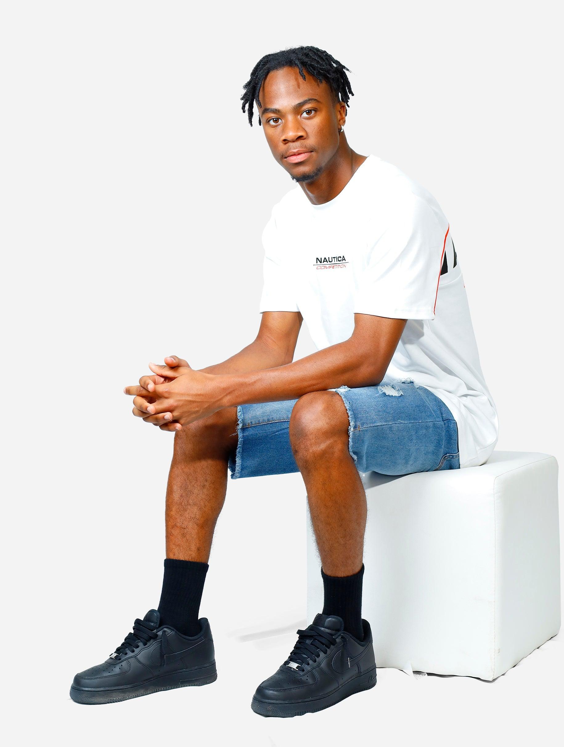 Gracias Dios Gracias Dios Max Repair Denim Shorts - Challenger Streetwear