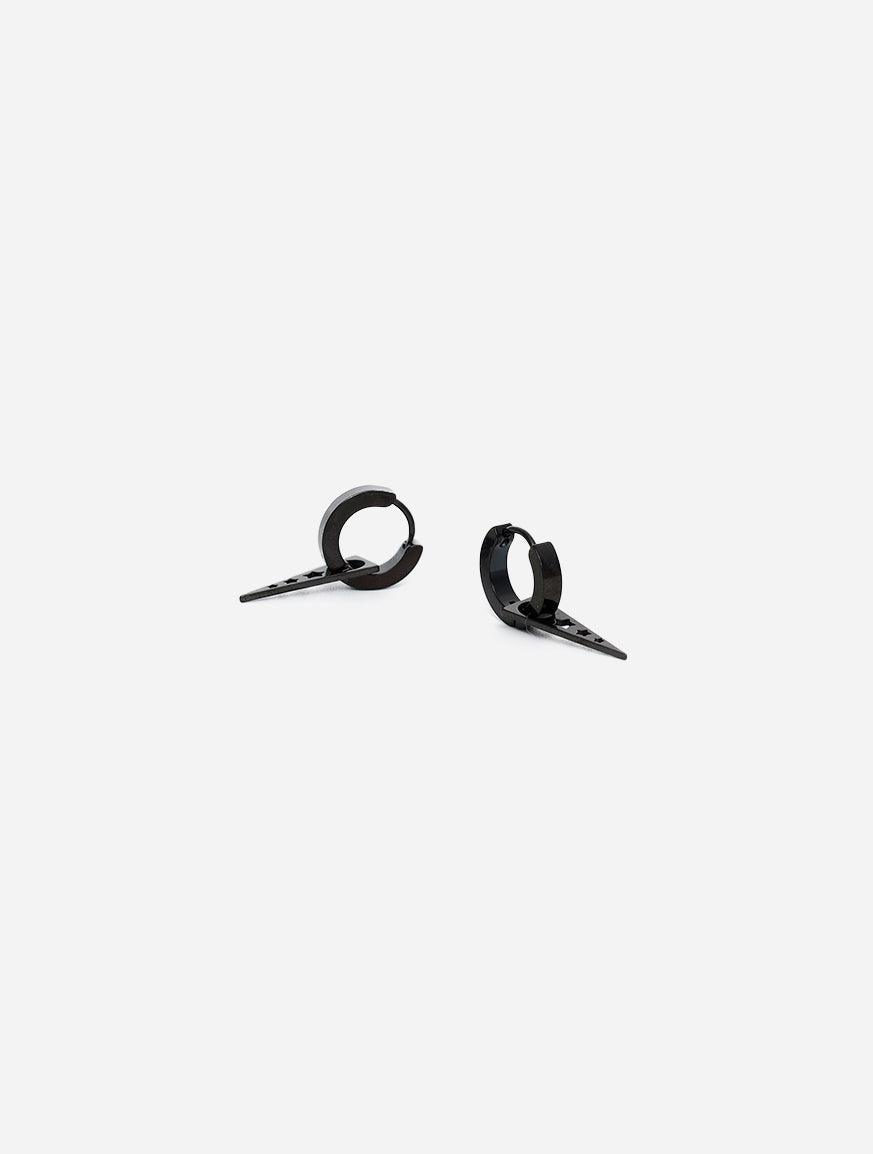Gracias Dios Punk Hoops Dangle Spike Earrings - Challenger Streetwear