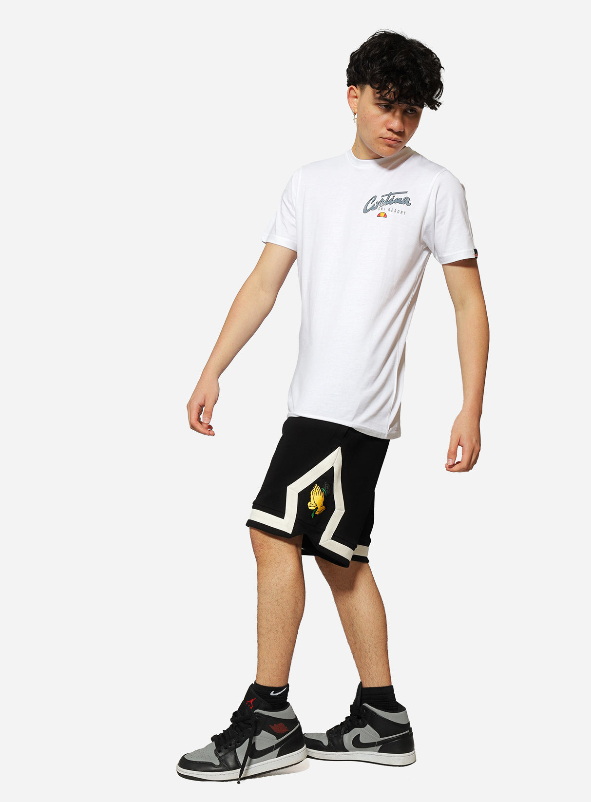 Gracias Dios Pray Hand Reflective Short