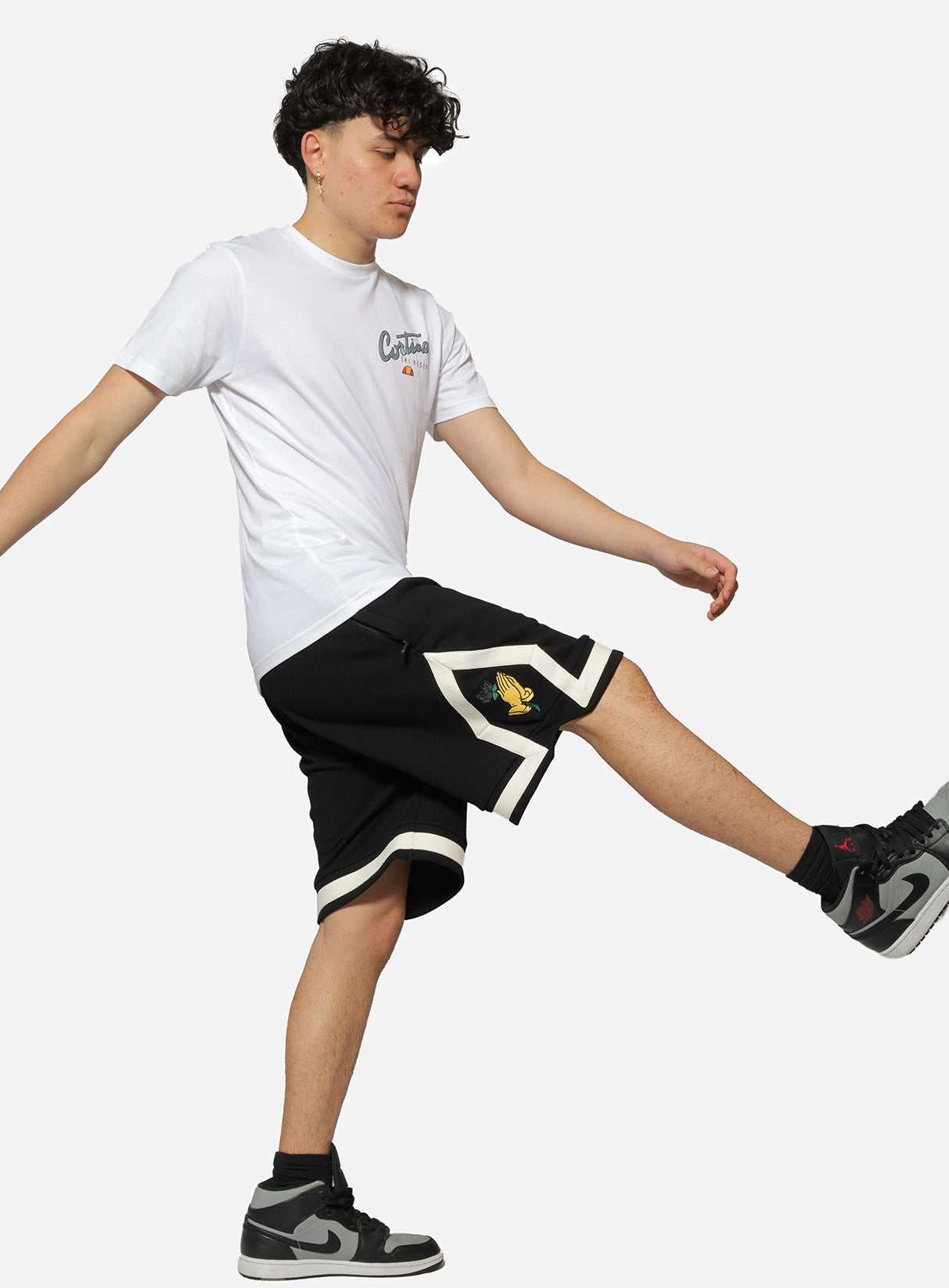 Gracias Dios Pray Hand Reflective Short