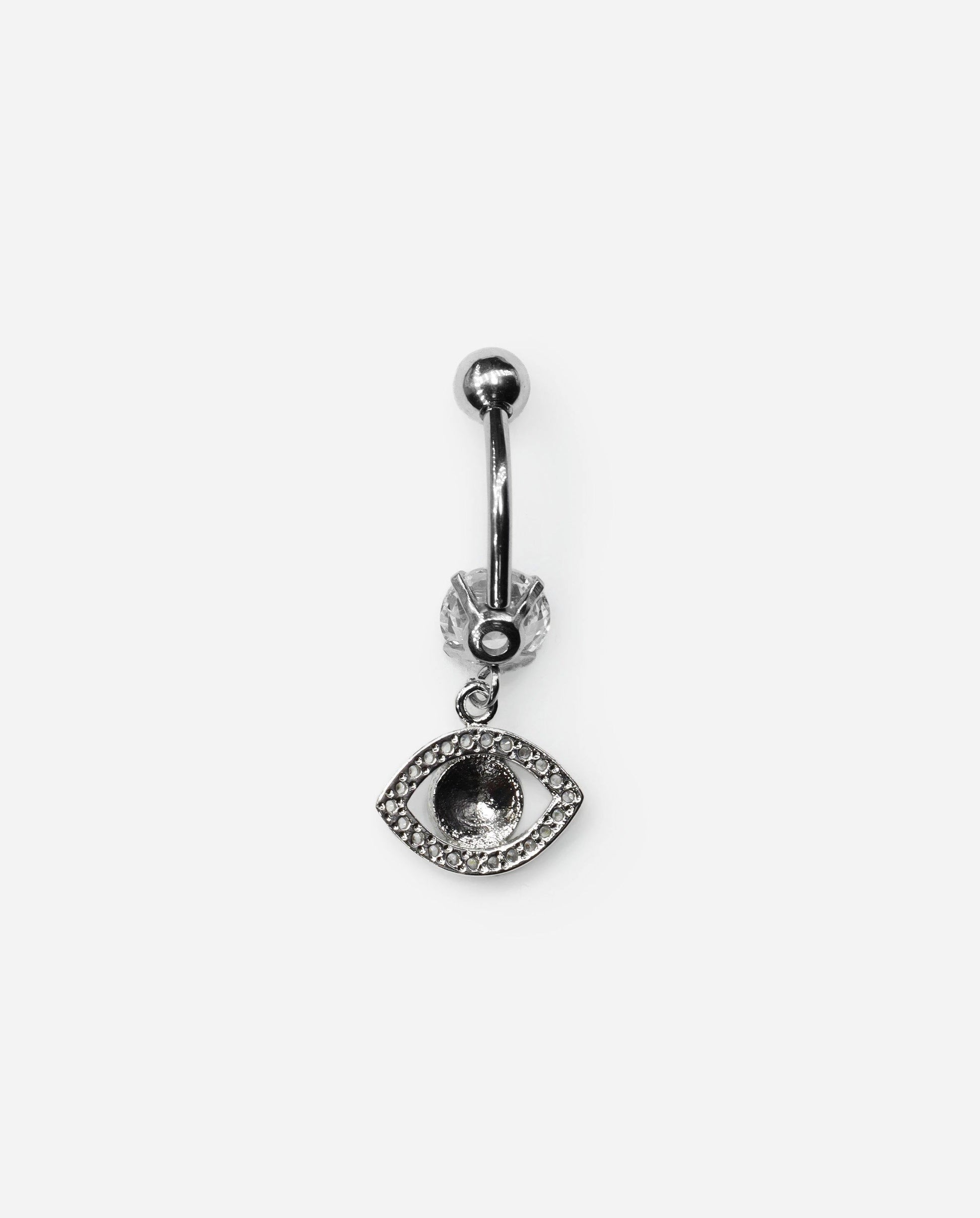 Gracias Dios Blue Evil Eye Belly Button Ring - Challenger Streetwear