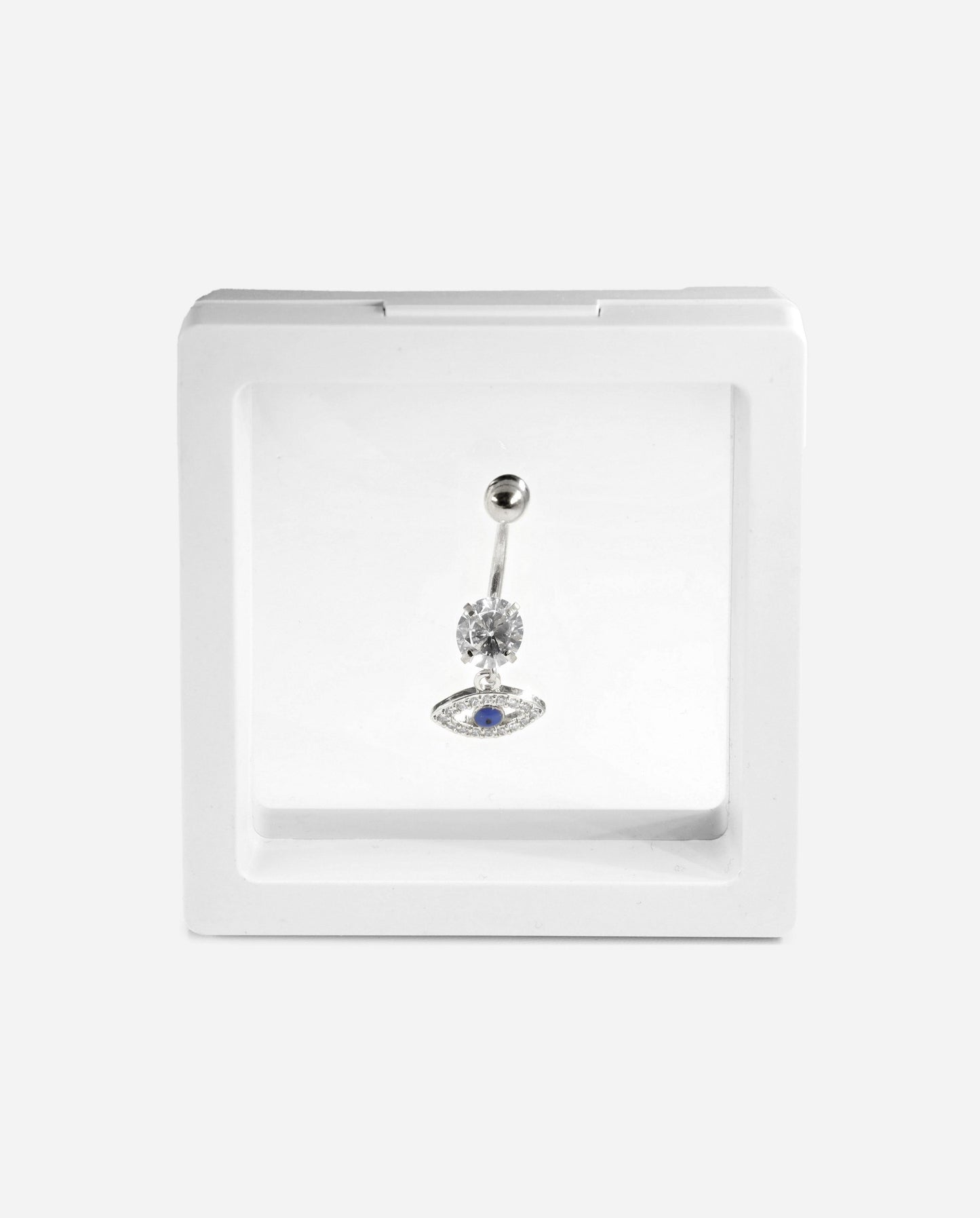 Gracias Dios Blue Evil Eye Belly Piercing Ring - Challenger Streetwear