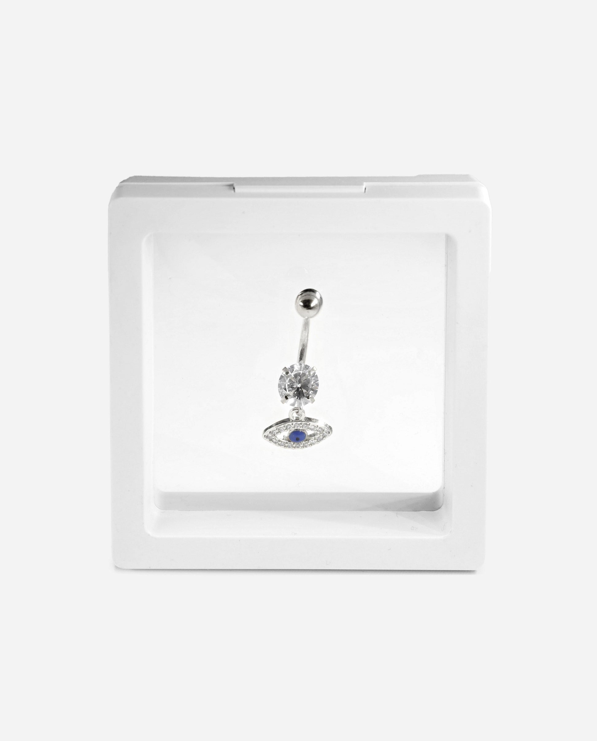 Gracias Dios Blue Evil Eye Belly Piercing Ring - Challenger Streetwear