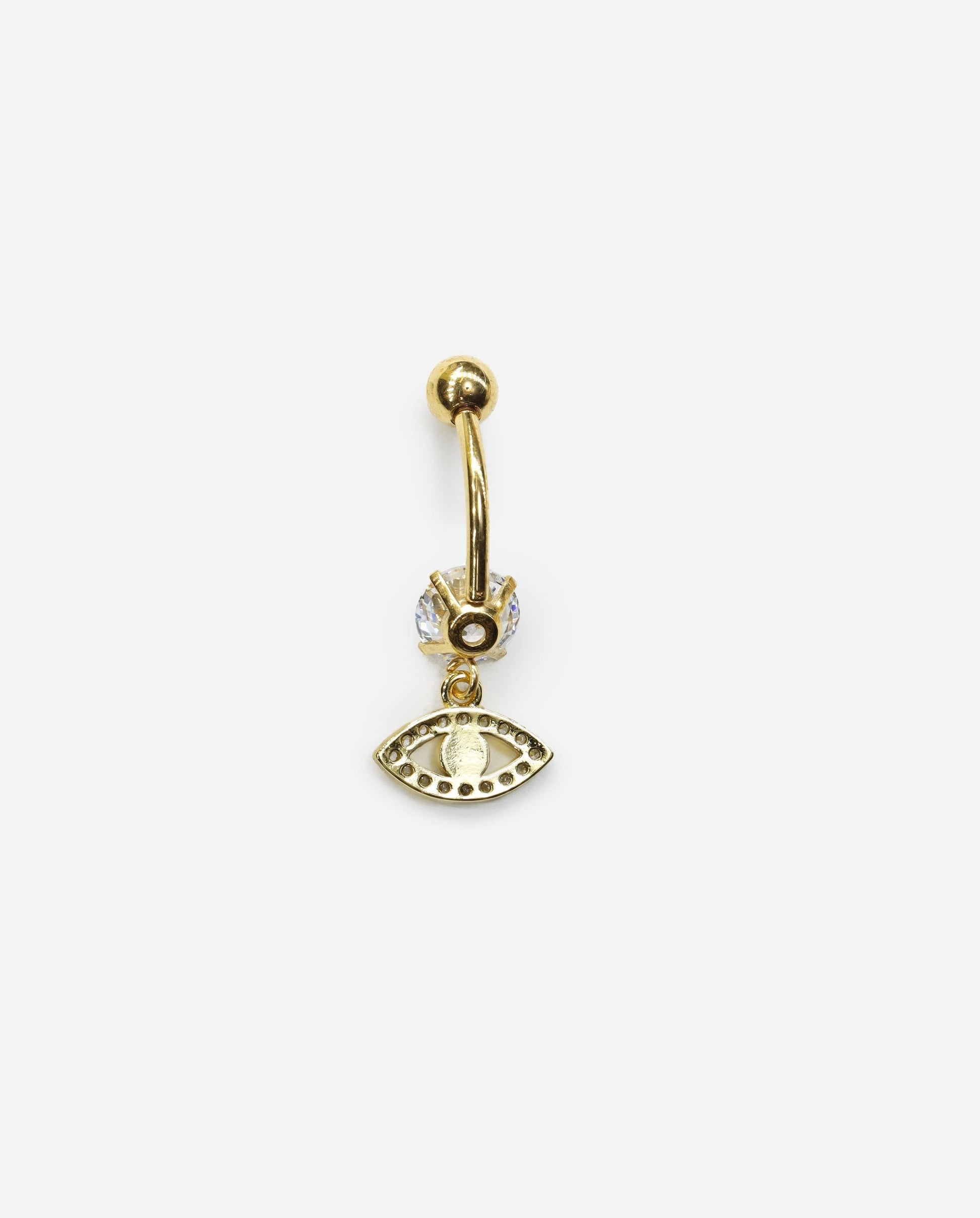 Gracias Dios Blue Evil Eye Belly Piercing Ring - Challenger Streetwear