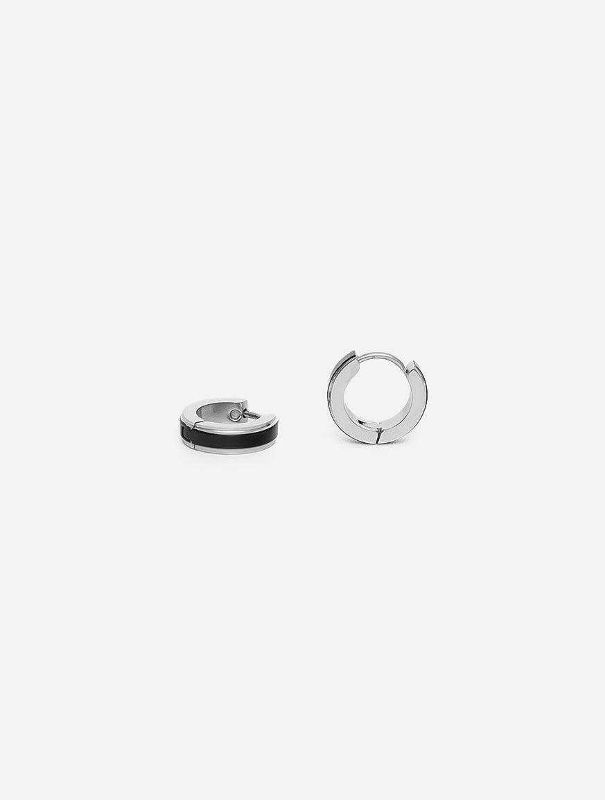 Gracias Dios Circle Hoop Hinged Earring - Challenger Streetwear