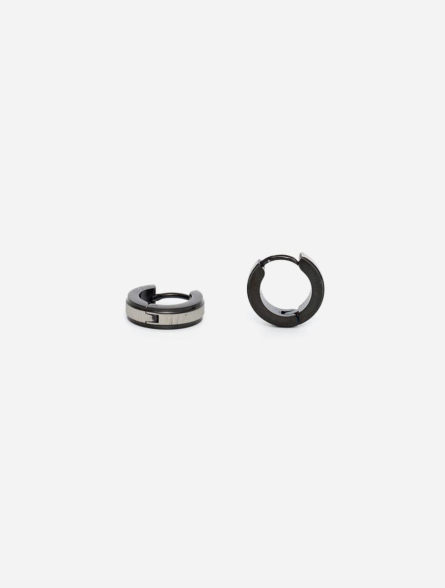 Gracias Dios Circle Hoop Hinged Earring - Challenger Streetwear