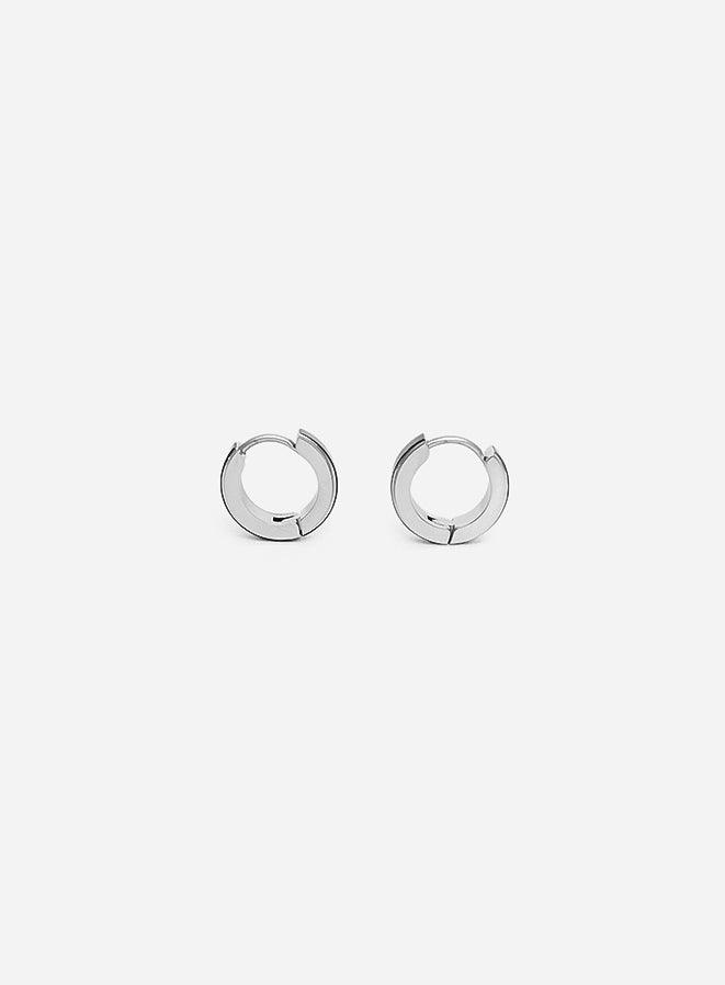 Gracias Dios Circle Hoop Hinged Earring - Challenger Streetwear