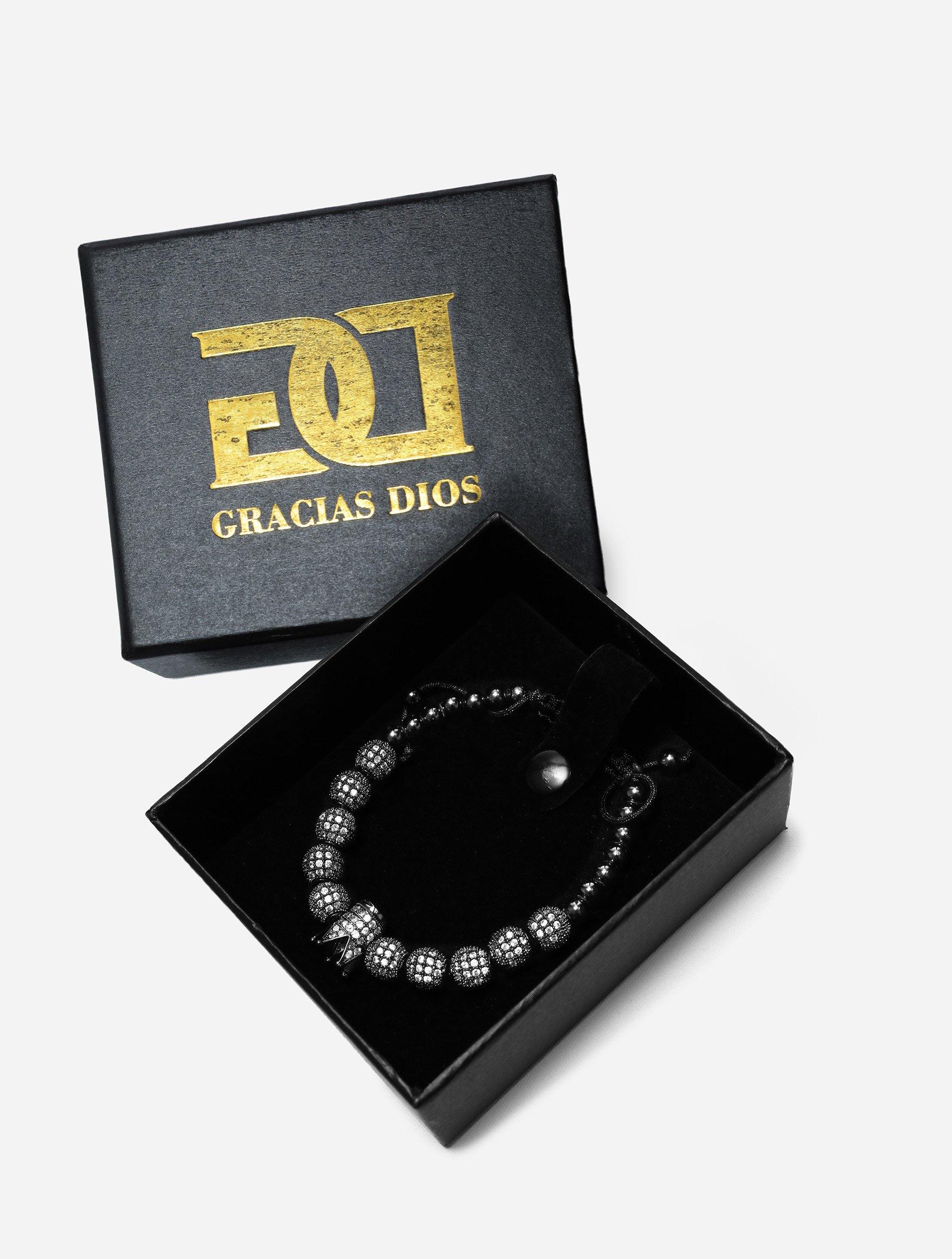 Gracias Dios Crown Bracelet - Challenger Streetwear