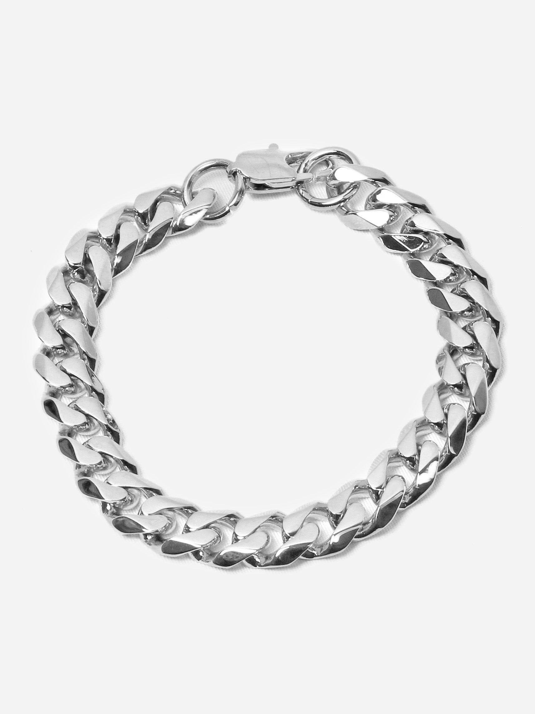 Gracias Dios Cuban Link 8" 10MM Bracelet - Challenger Streetwear