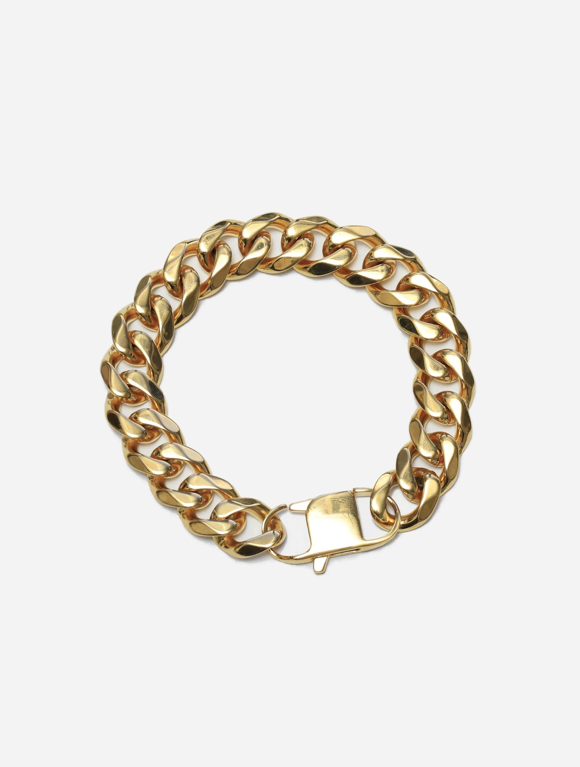 Gracias Dios Cuban Link 9" 15MM Bracelet - Challenger Streetwear