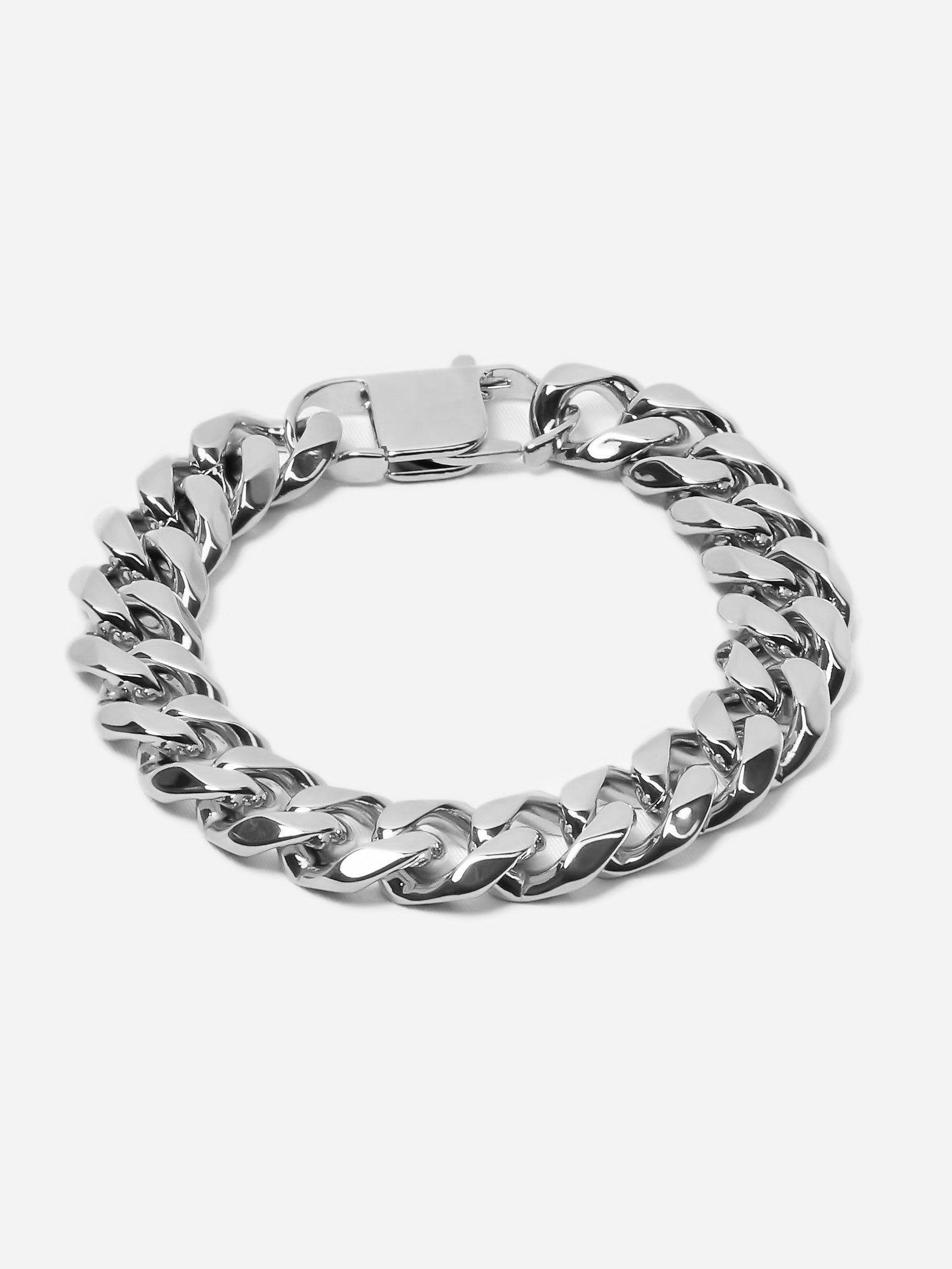 Gracias Dios Cuban Link 9" 15MM Bracelet - Challenger Streetwear