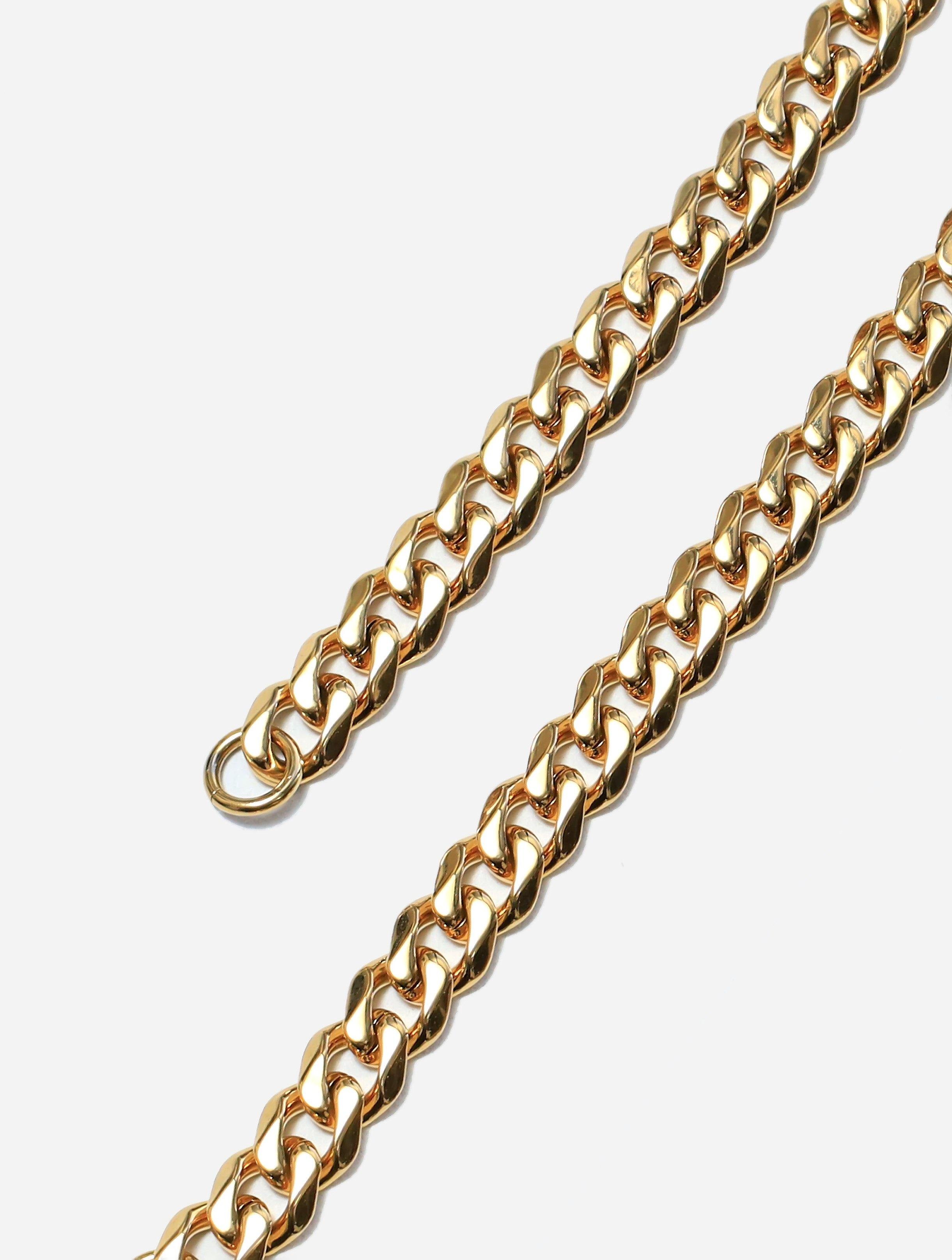 Gracias Dios Cuban Link 9" 7MM Bracelet - Challenger Streetwear