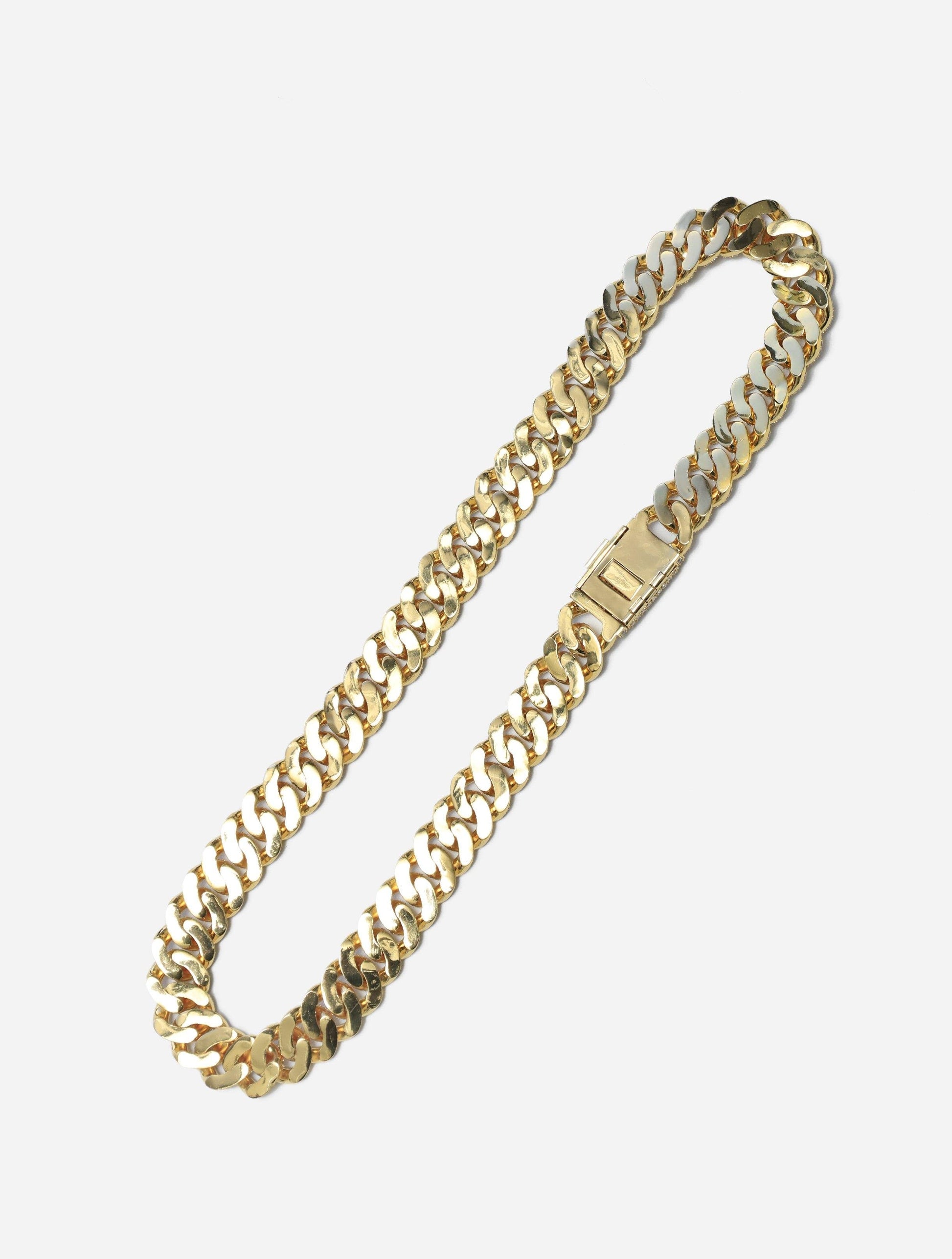 Gracias Dios Cuban Link Diamond 18" 15MM Chain - Challenger Streetwear